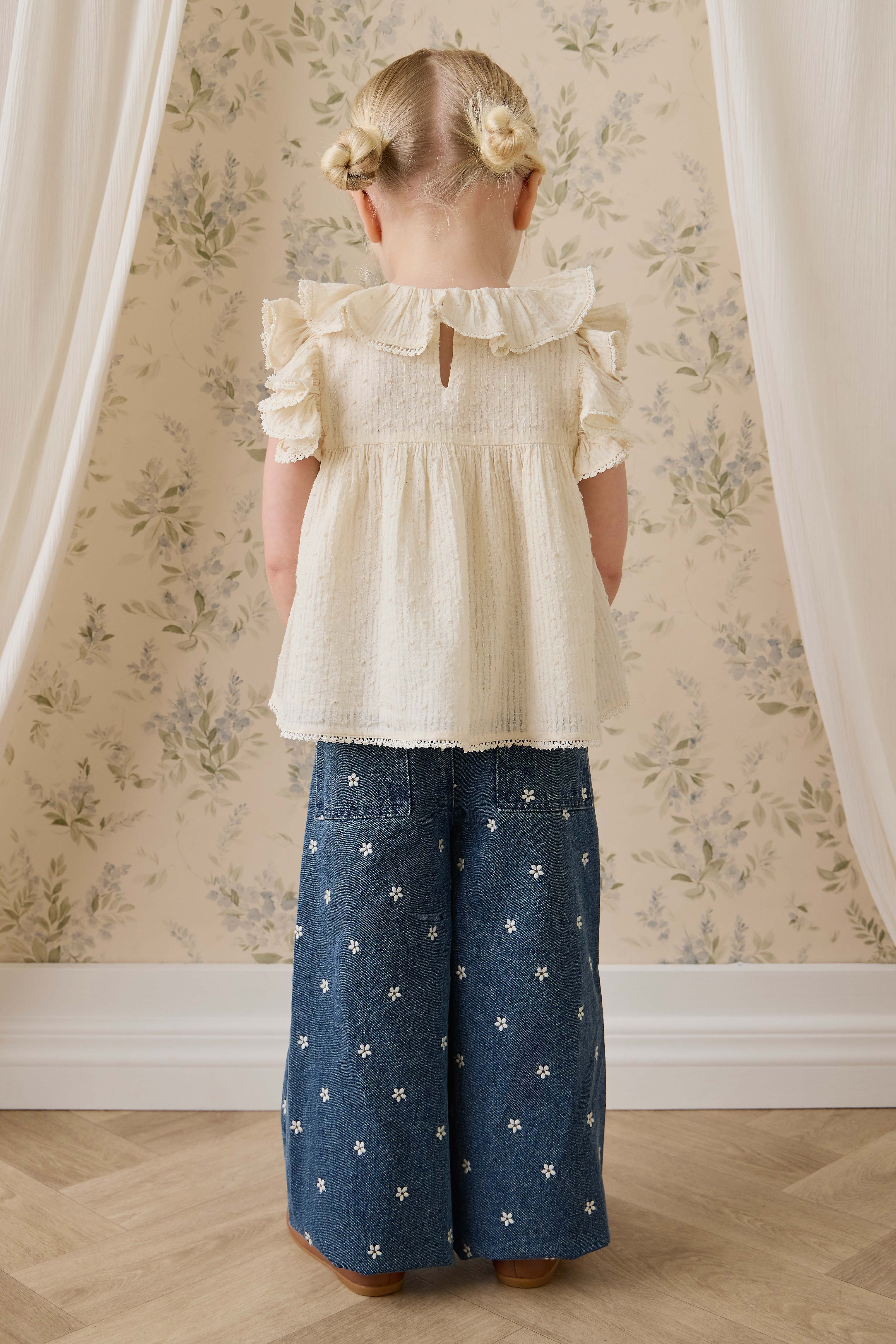 Organic Cotton Banks Blouse-Parchment - Image 9
