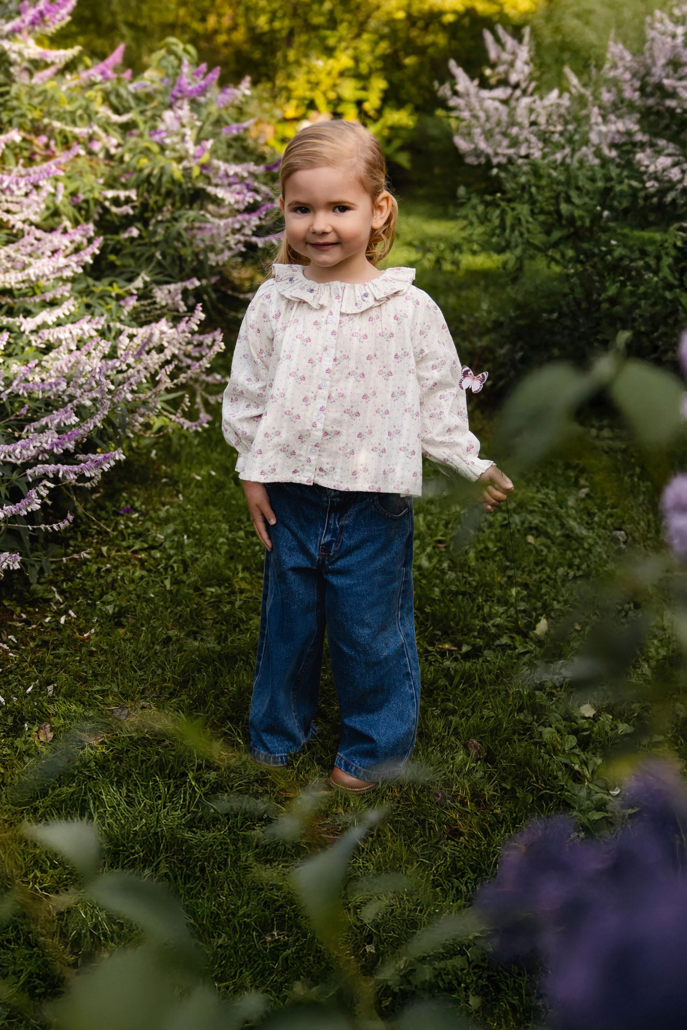 Organic Cotton Beatrice Top - Molly Lilac - Image 14