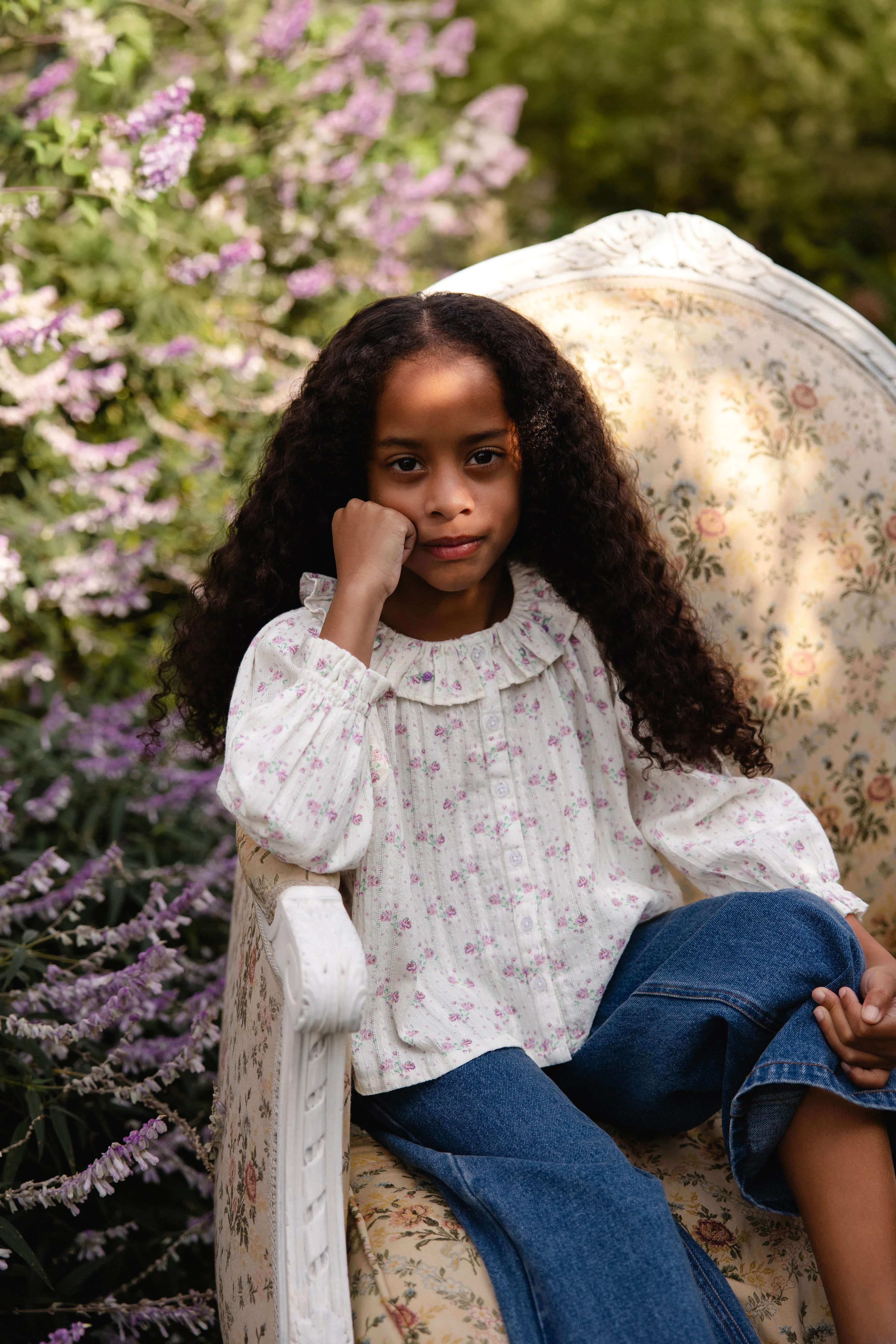 Organic Cotton Beatrice Top - Molly Lilac - Image 16