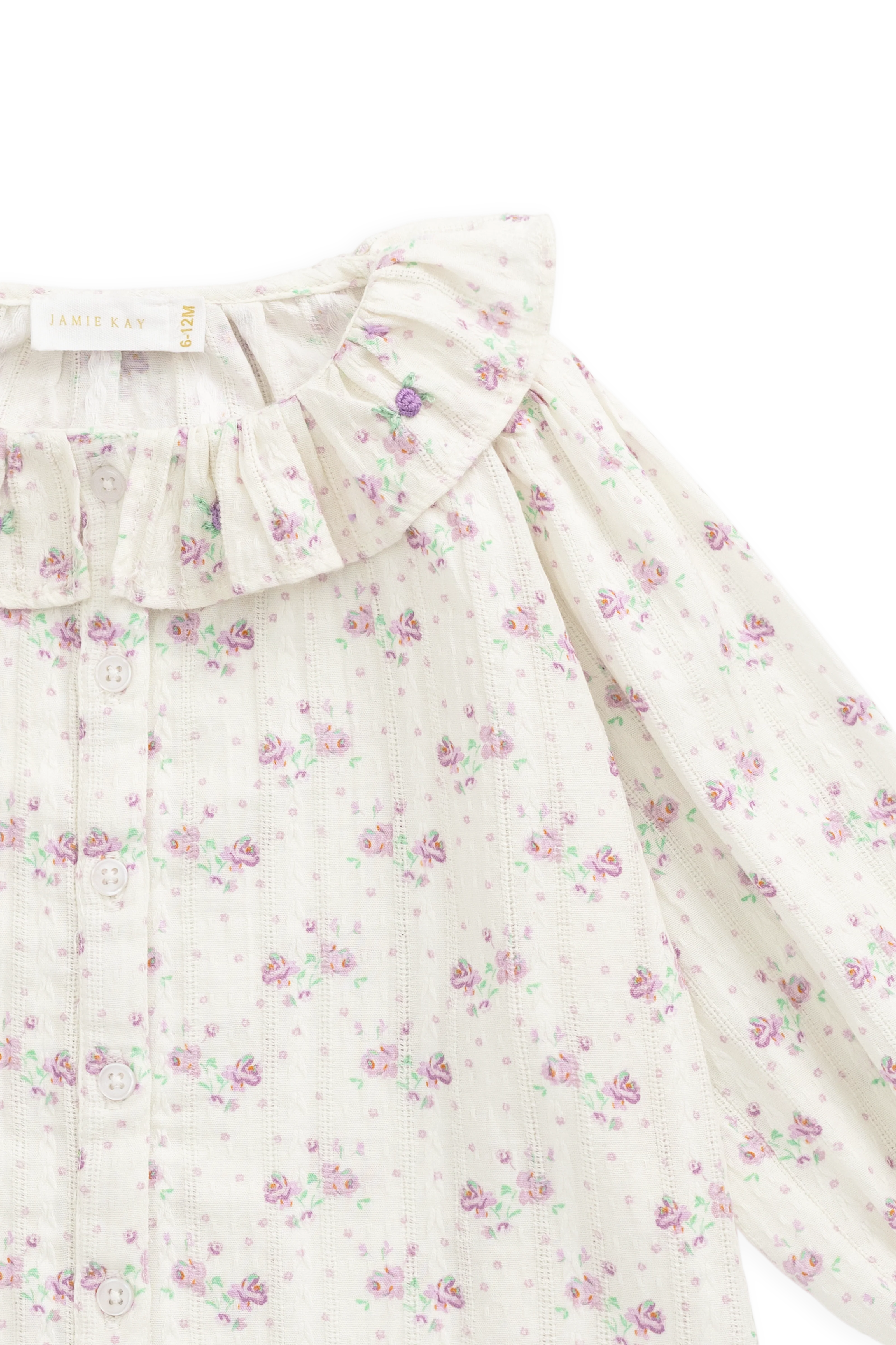Organic Cotton Beatrice Top - Molly Lilac - Image 17