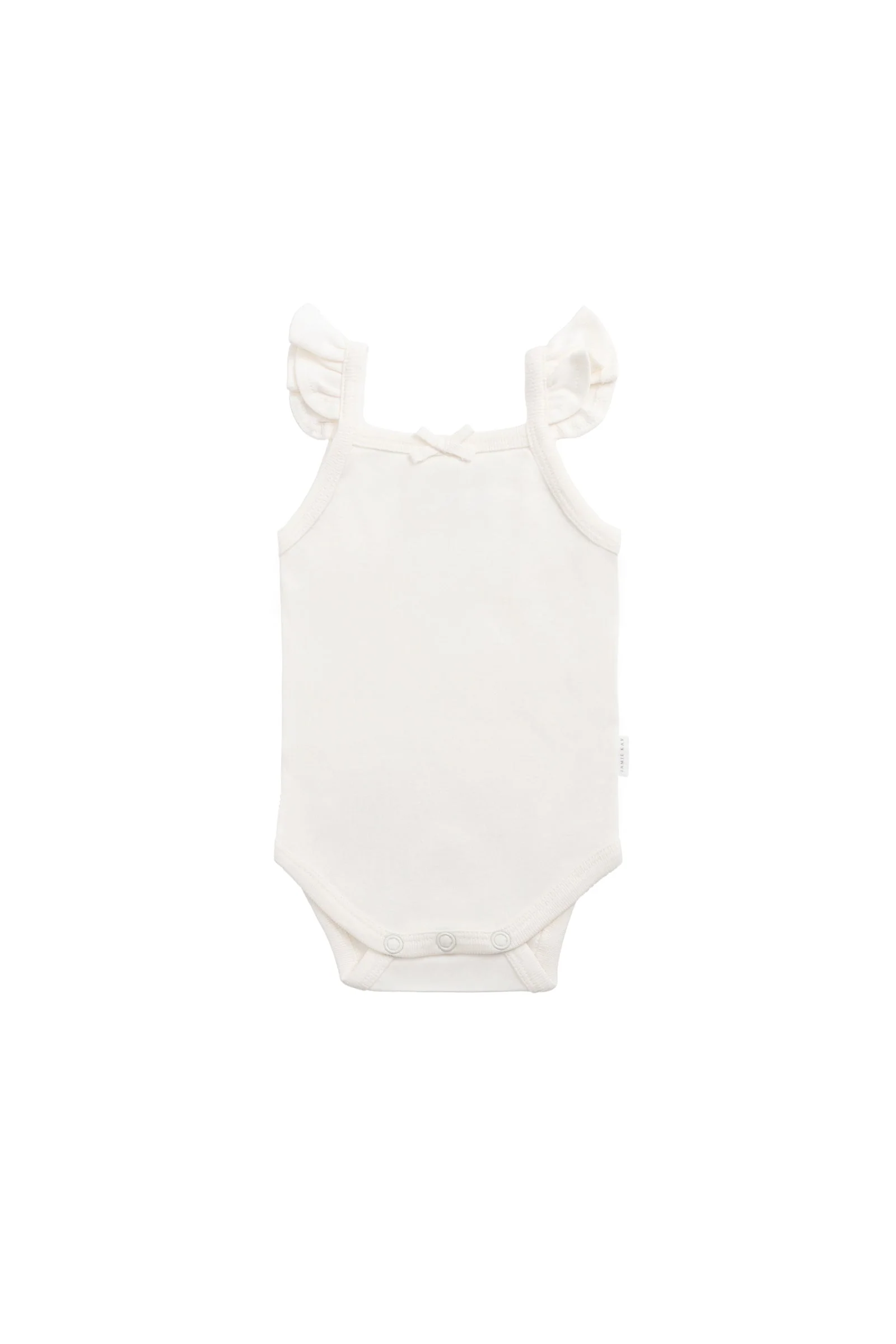 Organic Cotton Bettina Bodysuit - Milk