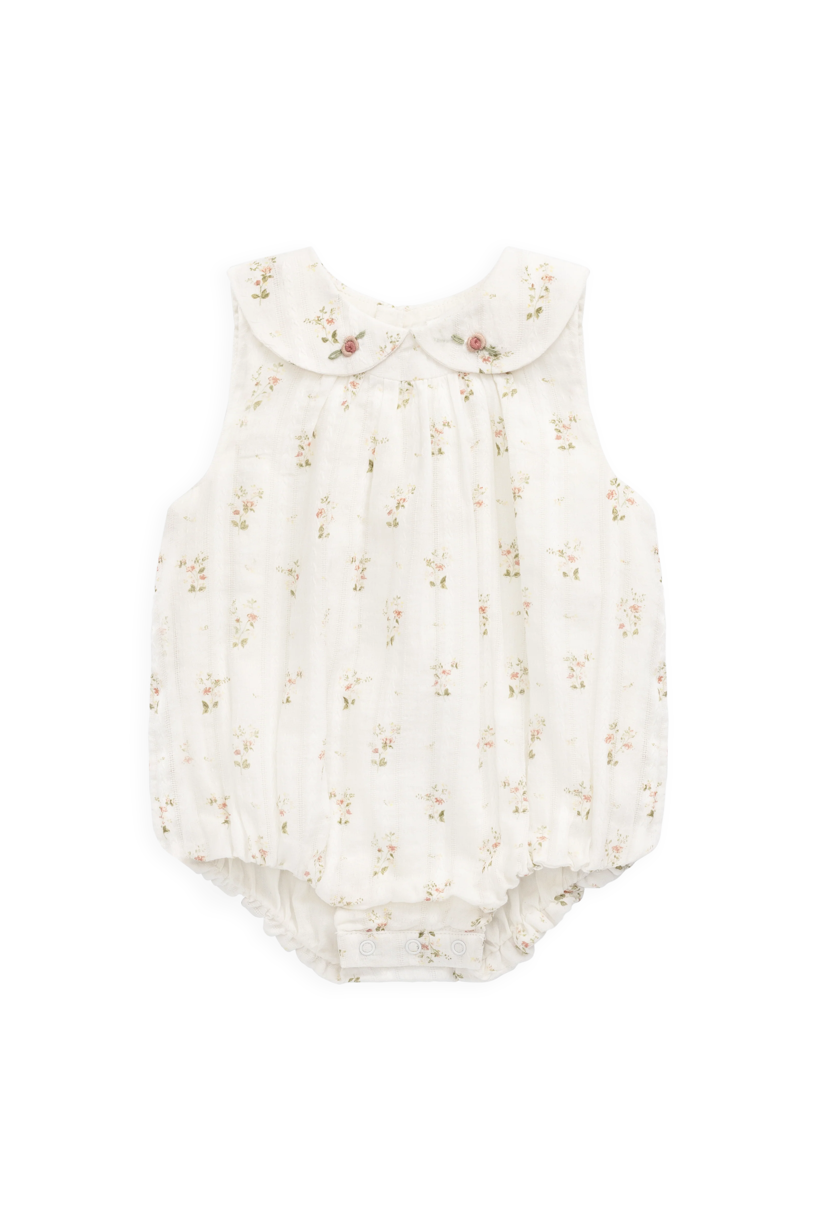Organic Cotton Brynlee Playsuit - Josepha Egret - Image 2