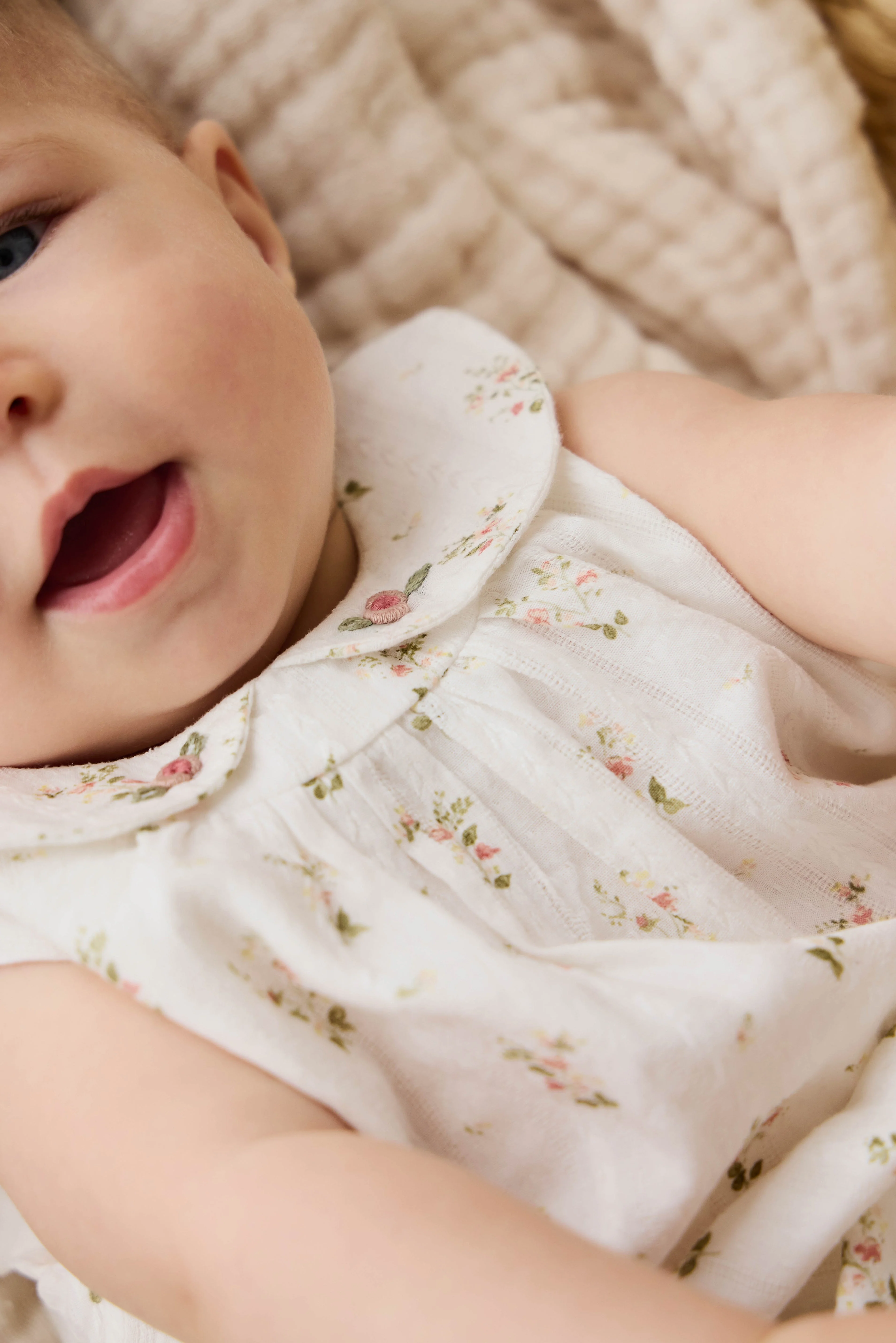 Organic Cotton Brynlee Playsuit - Josepha Egret - Image 8
