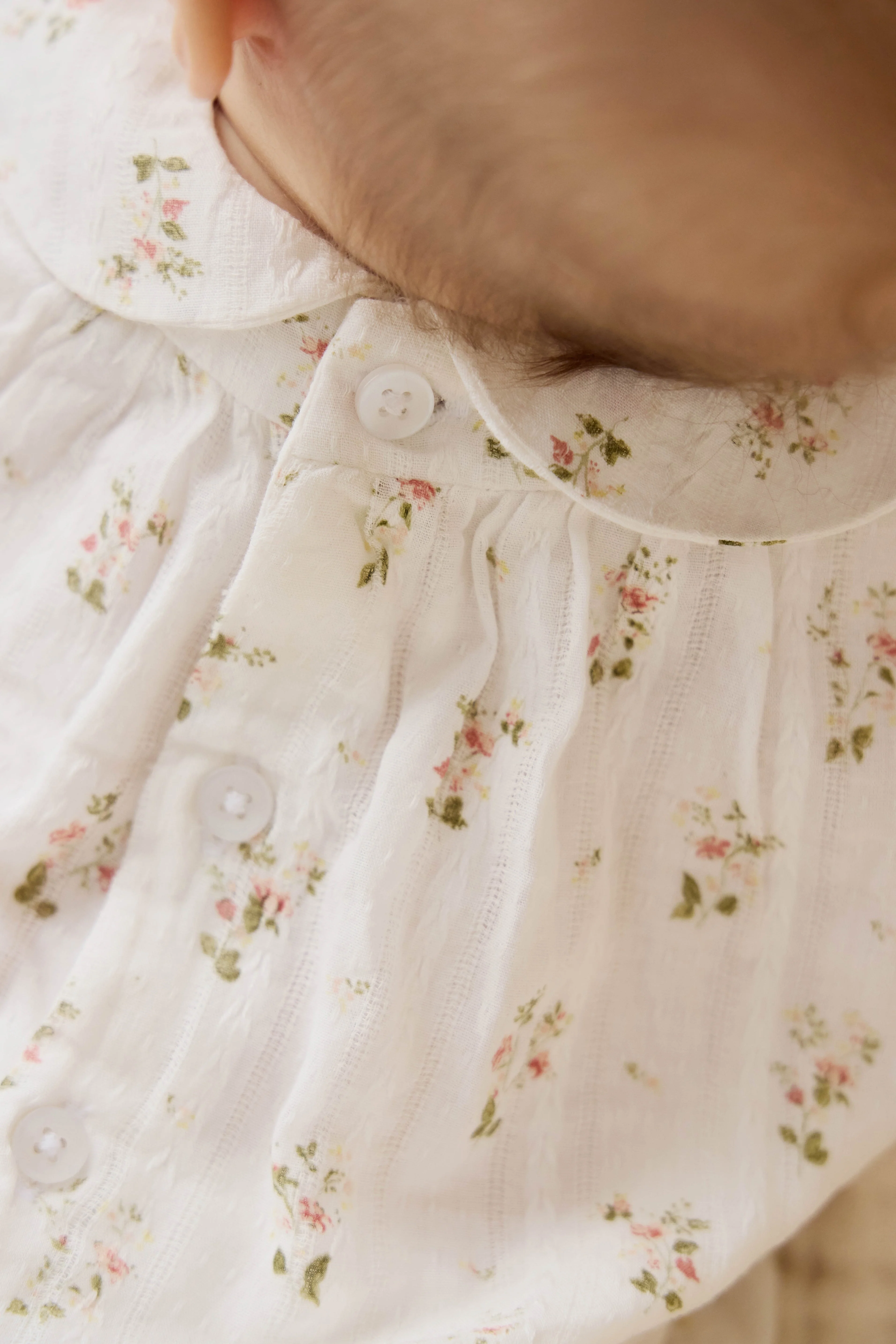 Organic Cotton Brynlee Playsuit - Josepha Egret - Image 9