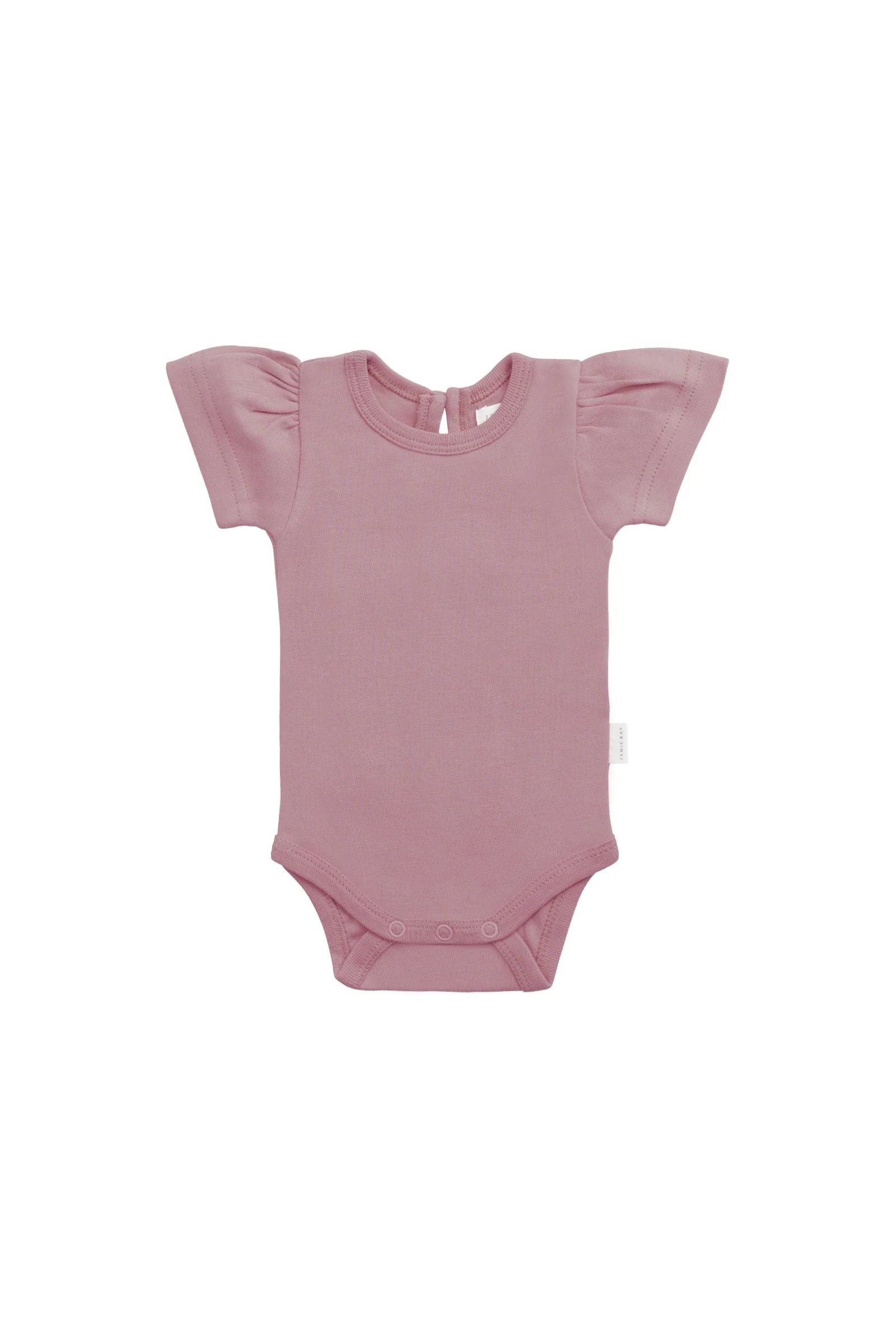 Organic Cotton Cap Sleeve Bodysuit - Lillium