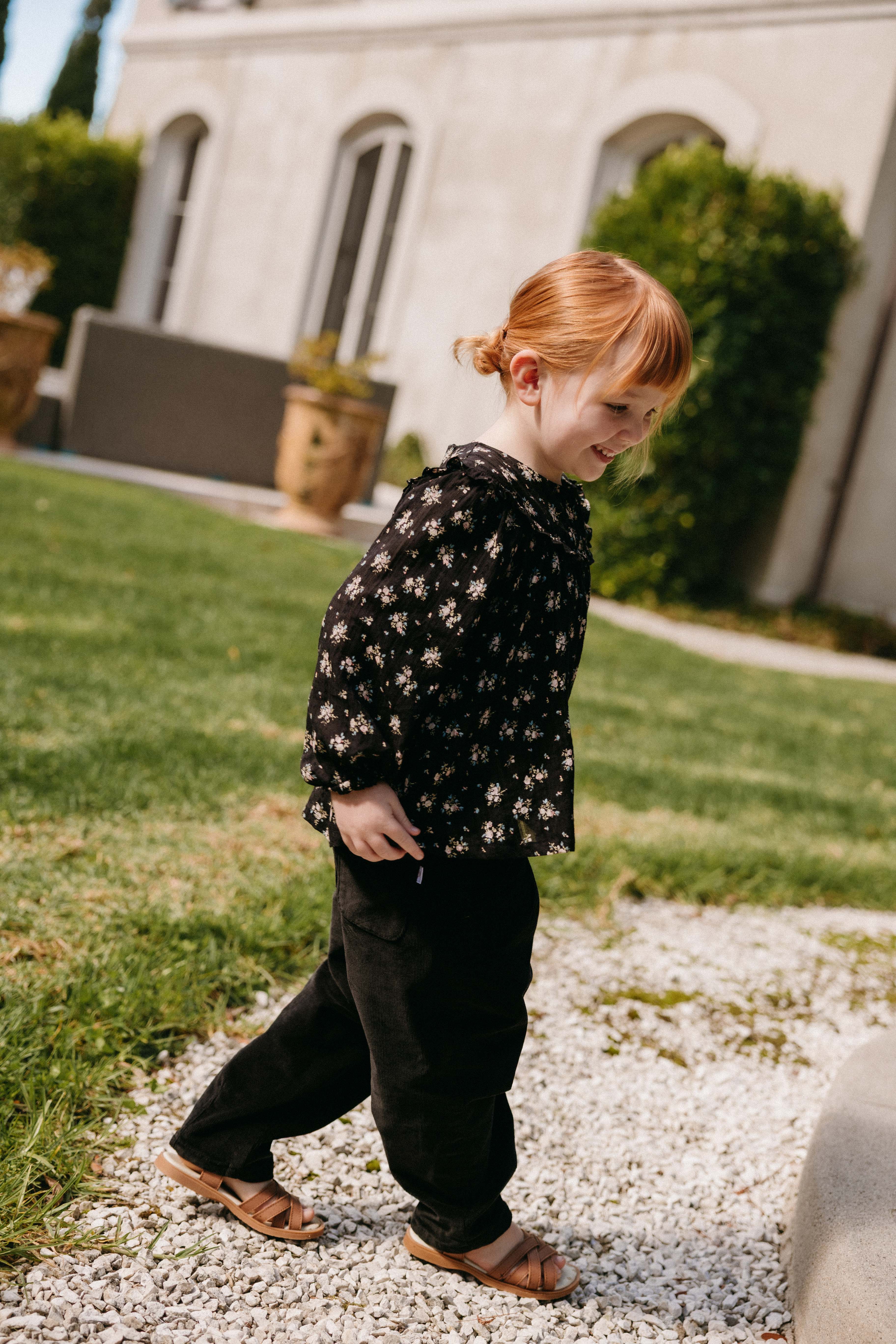 Organic Cotton Caroline Blouse - Cassie Caviar - Image 9