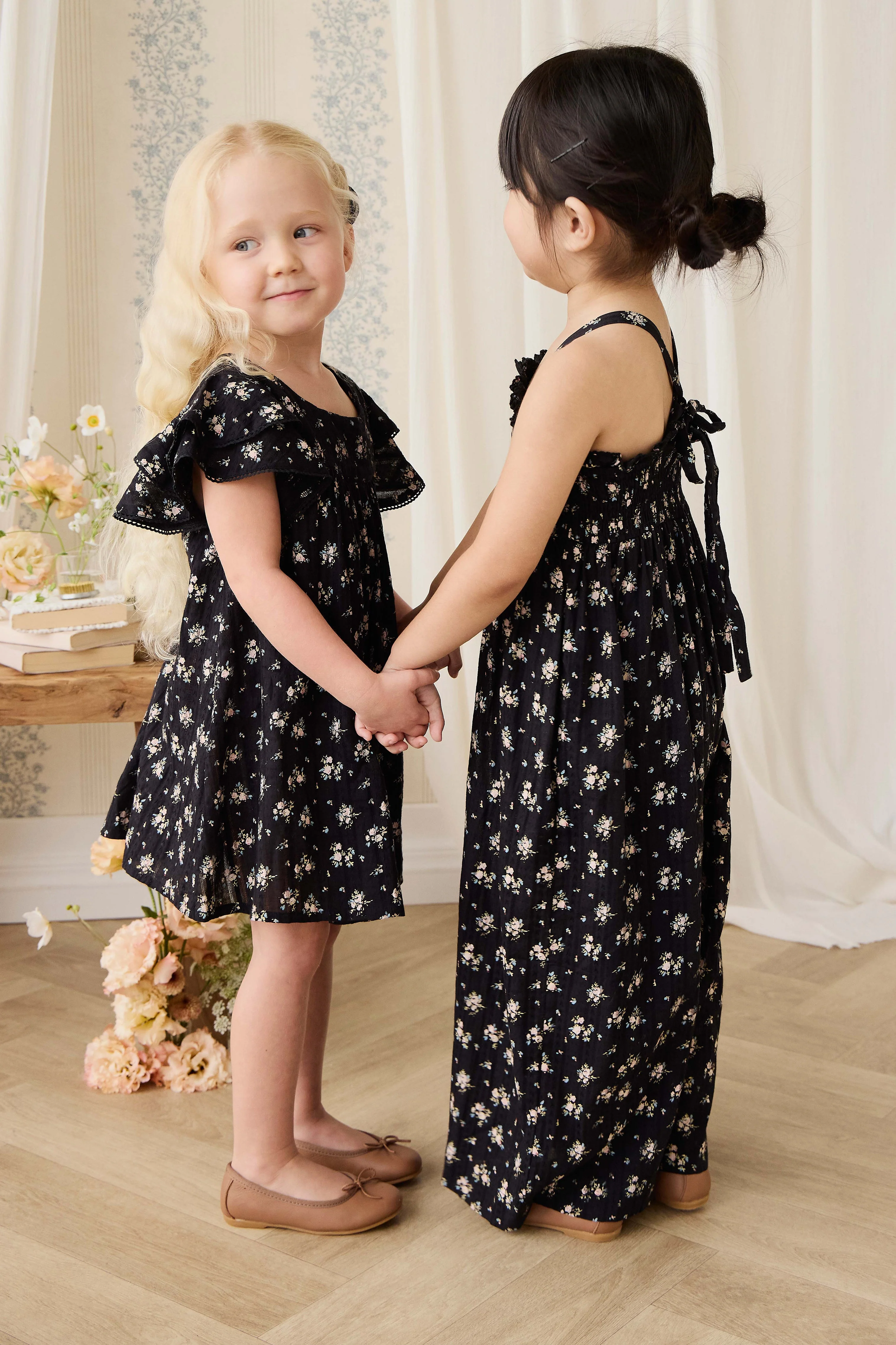 Organic Cotton Caroline Dress - Cassie Caviar - Image 6