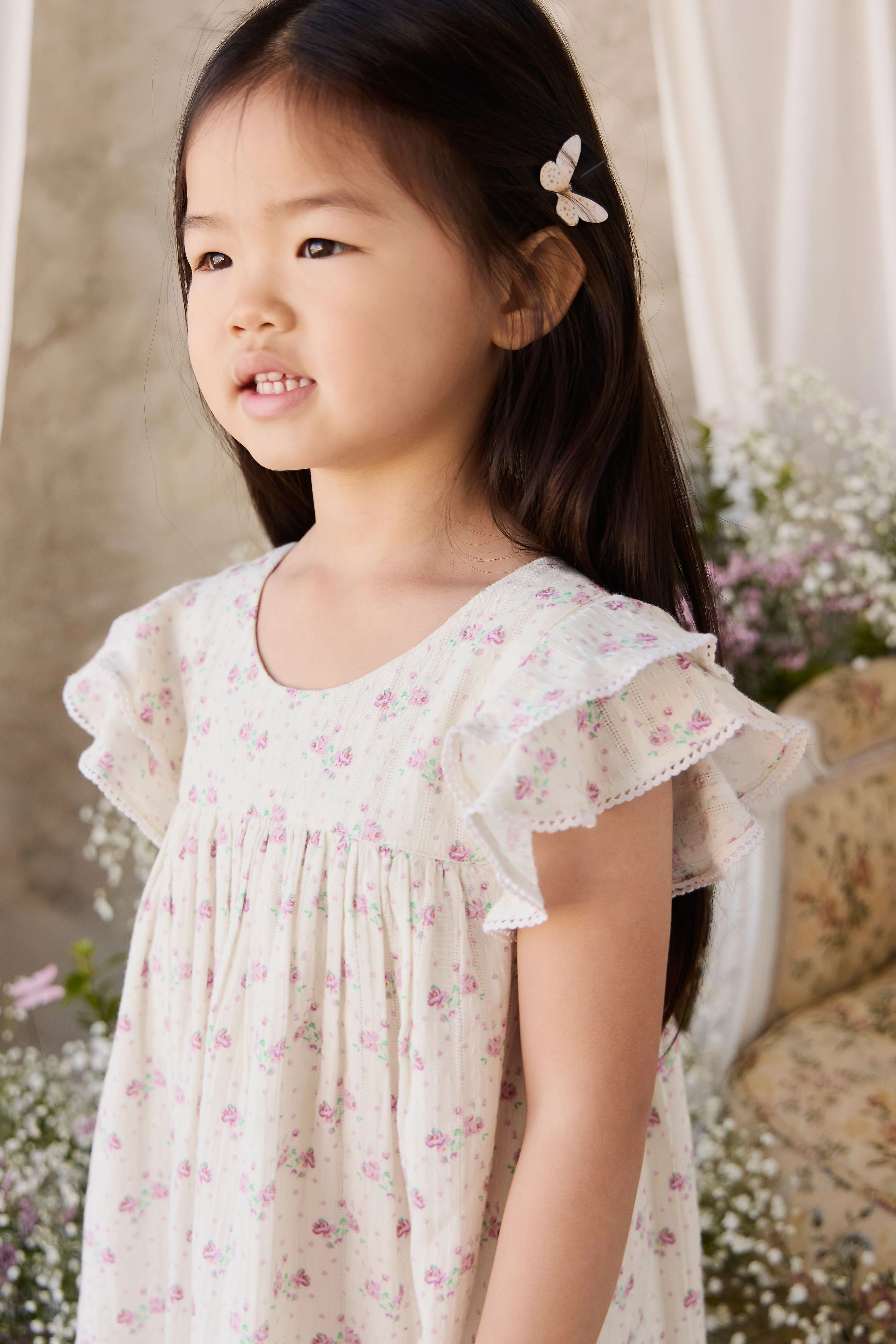 Organic Cotton Caroline Dress - Molly Lilac - Image 12
