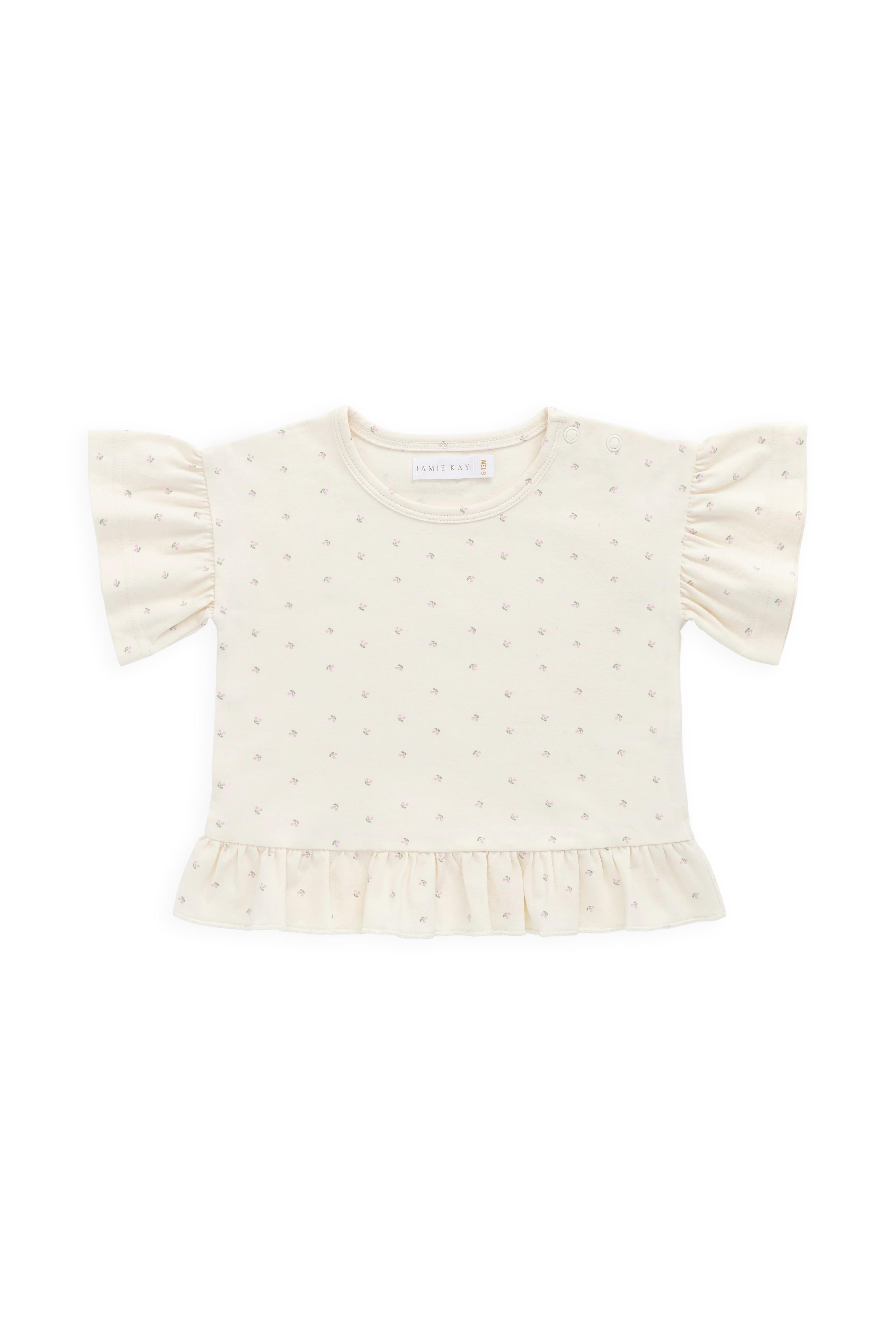 Organic Cotton Caydence Top - Ditsy Cherries - Image 2