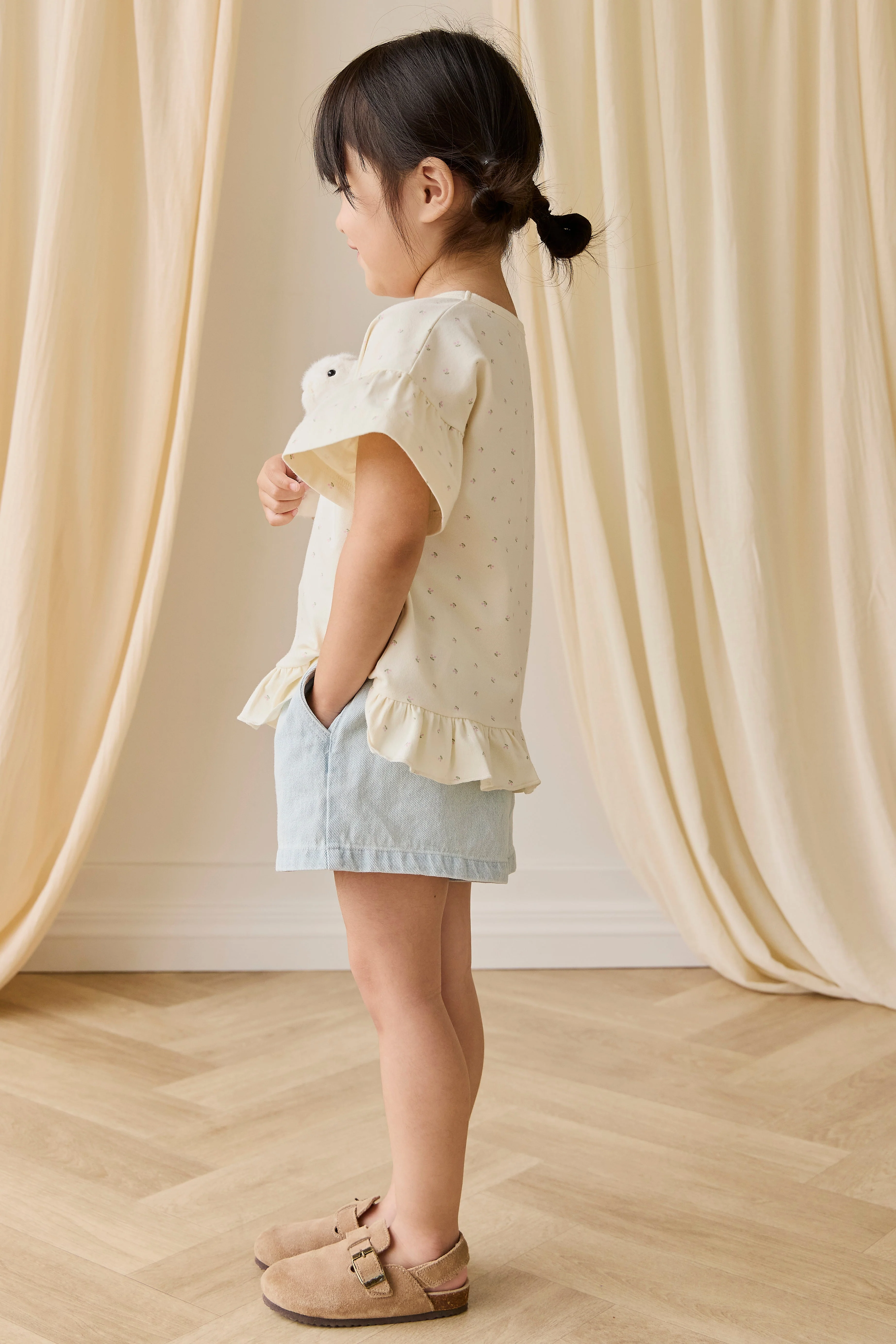 Organic Cotton Caydence Top - Ditsy Cherries - Image 5
