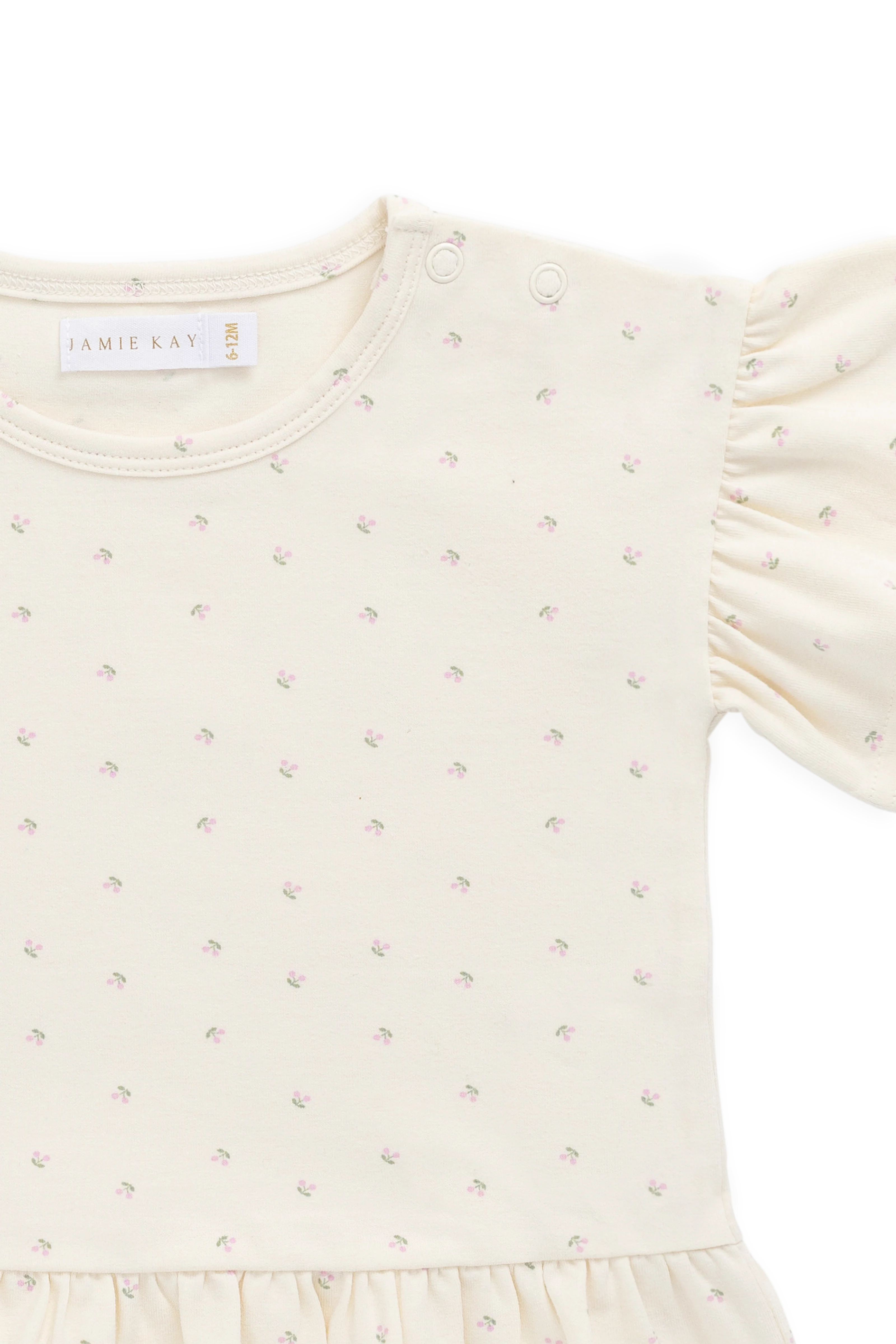 Organic Cotton Caydence Top - Ditsy Cherries - Image 8