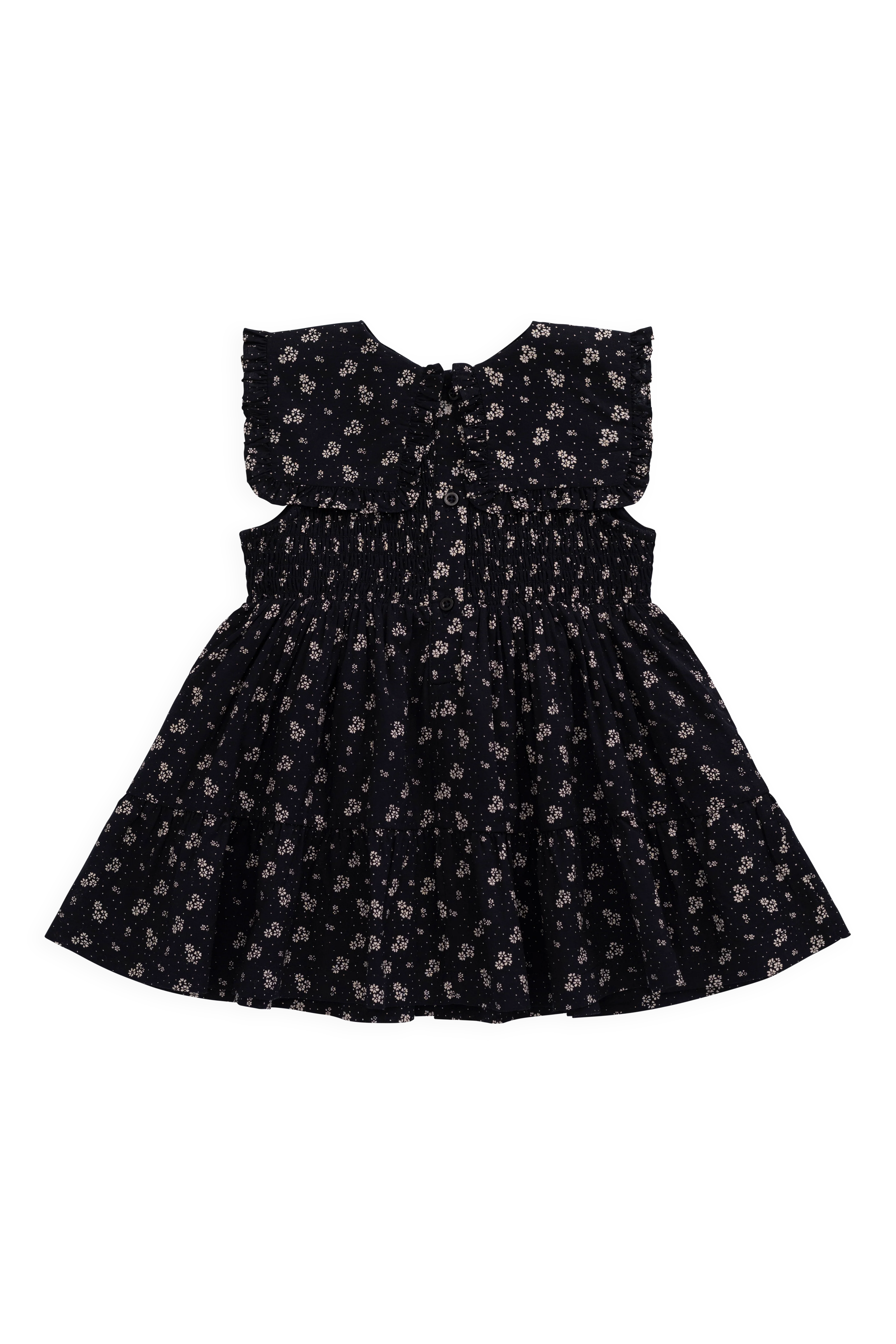 Organic Cotton Christabel Dress - Maisie Navy - Image 18