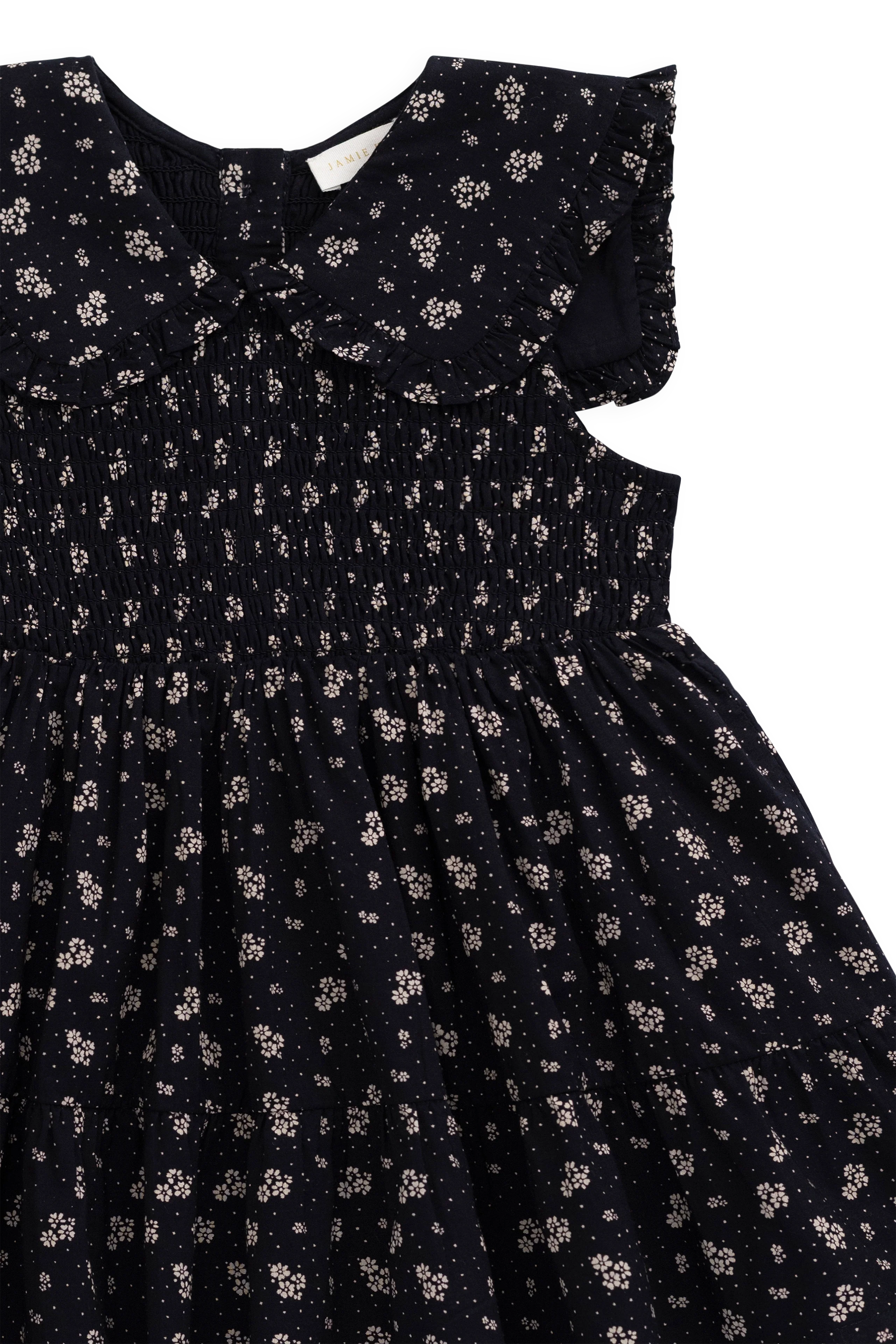 Organic Cotton Christabel Dress - Maisie Navy - Image 19