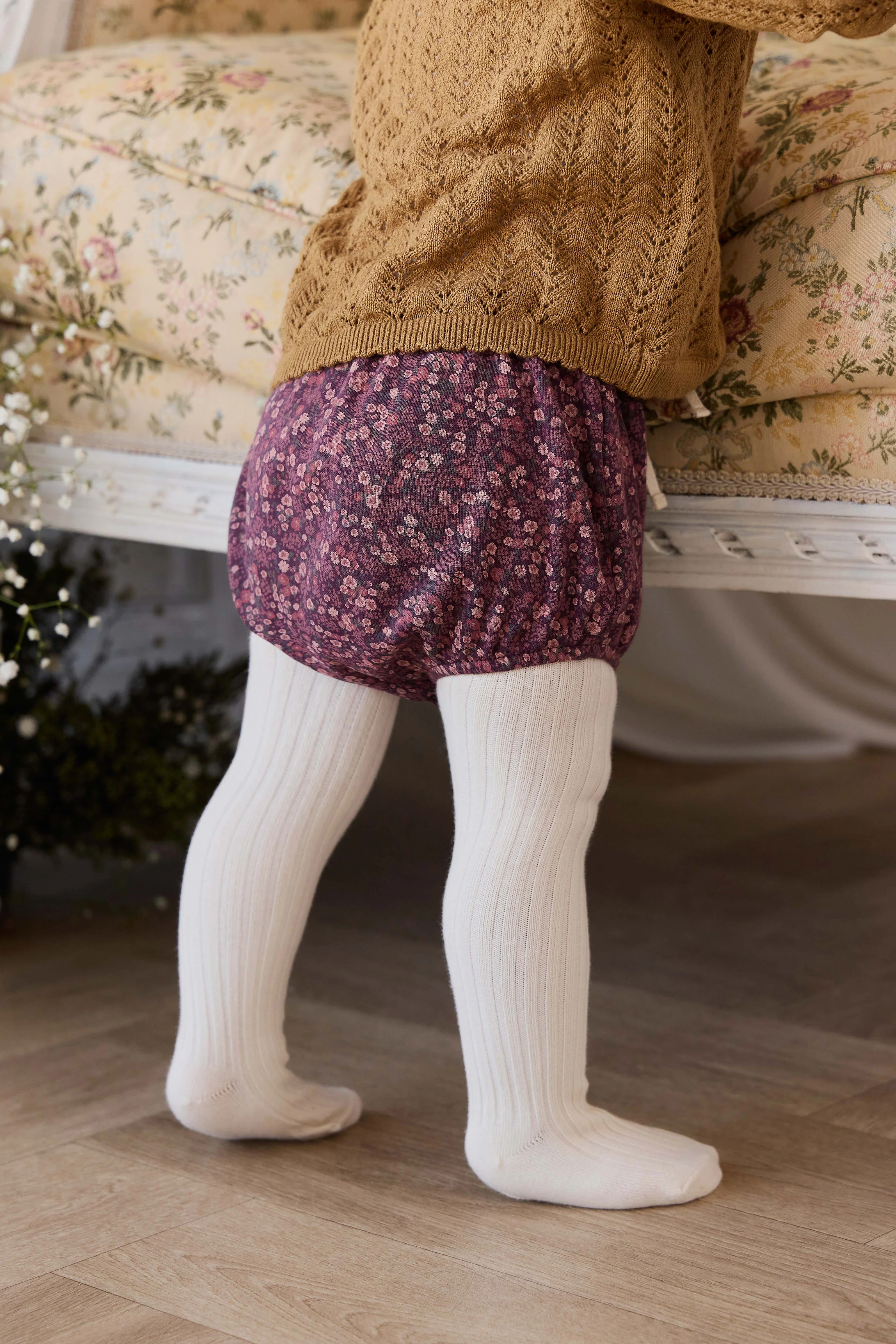 Organic Cotton Classic Bloomer - Fig Floral - Image 5