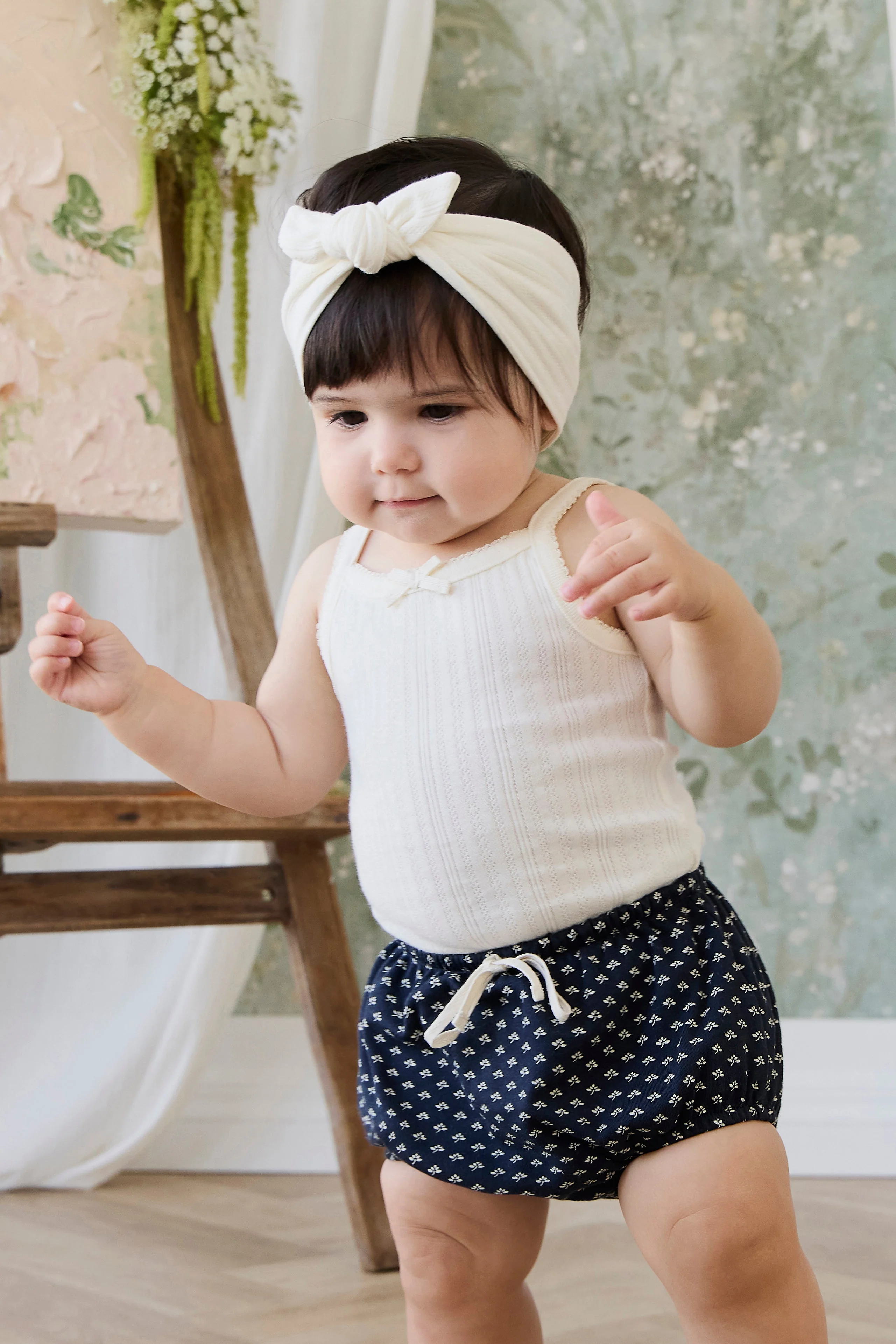 Organic Cotton Classic Bloomer - Lisa Petite Indigo - Image 5