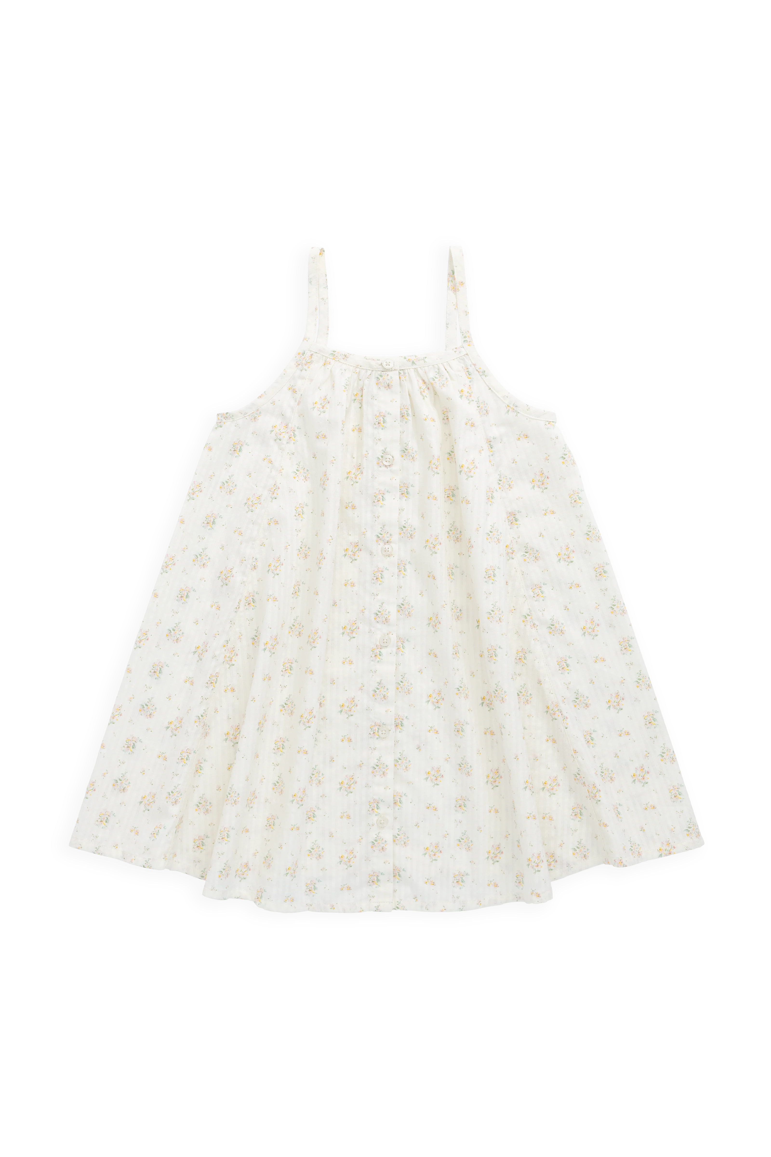 Organic Cotton Cosette Dress-Justine Parchment - Image 3