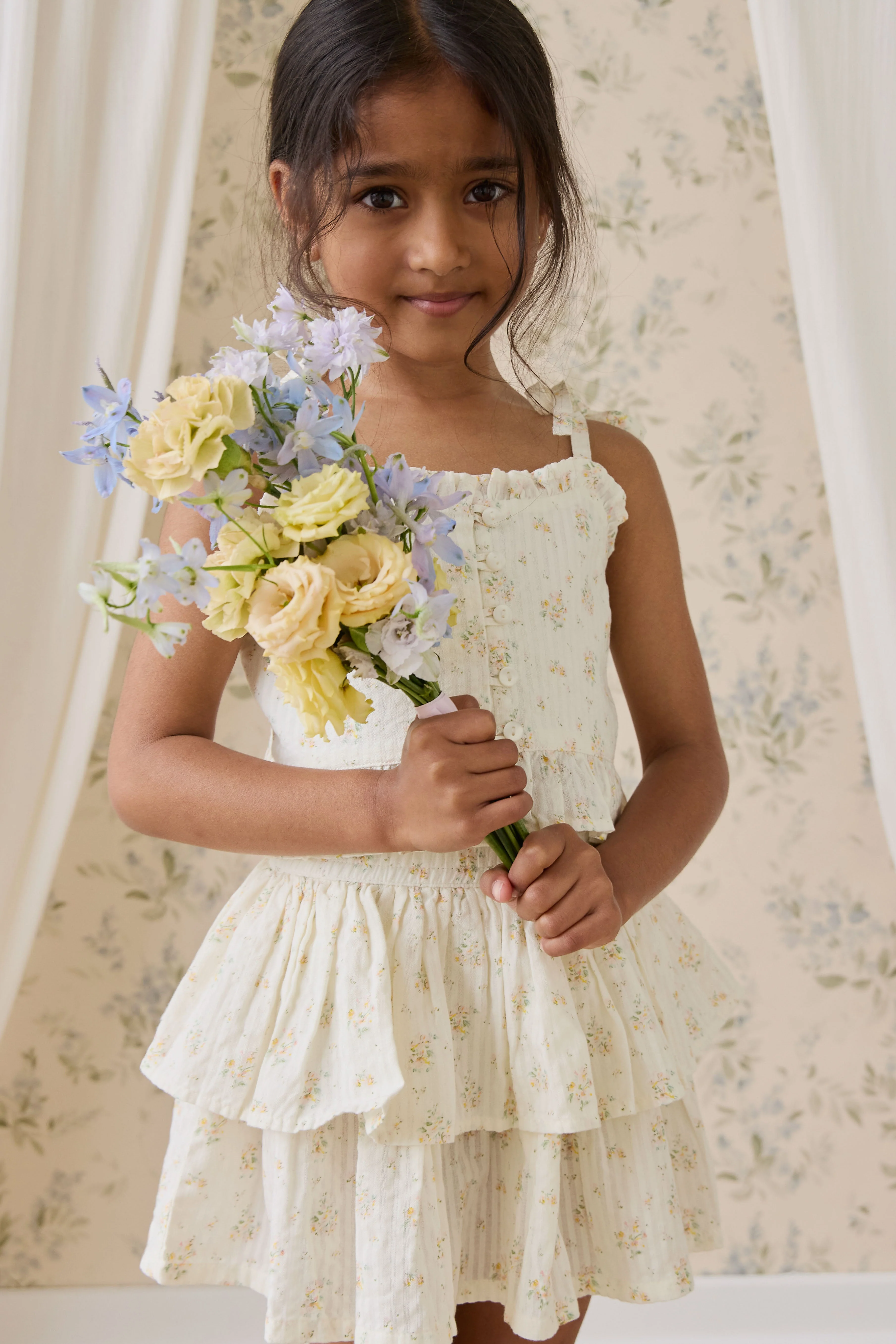 Organic Cotton Cosette Skirt-Justine Parchment