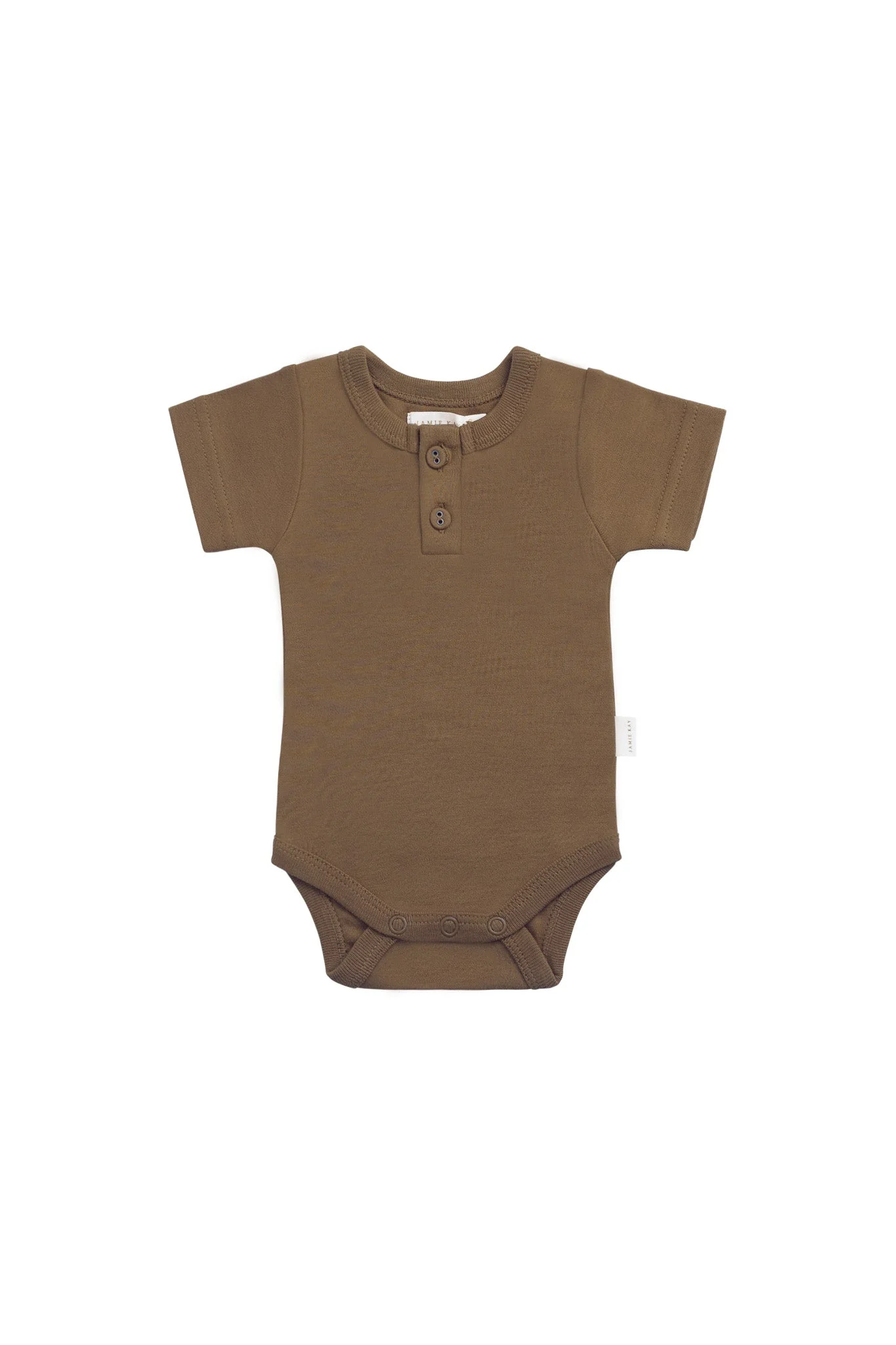 Organic Cotton Darcy Tee Bodysuit - Autumn Bronze