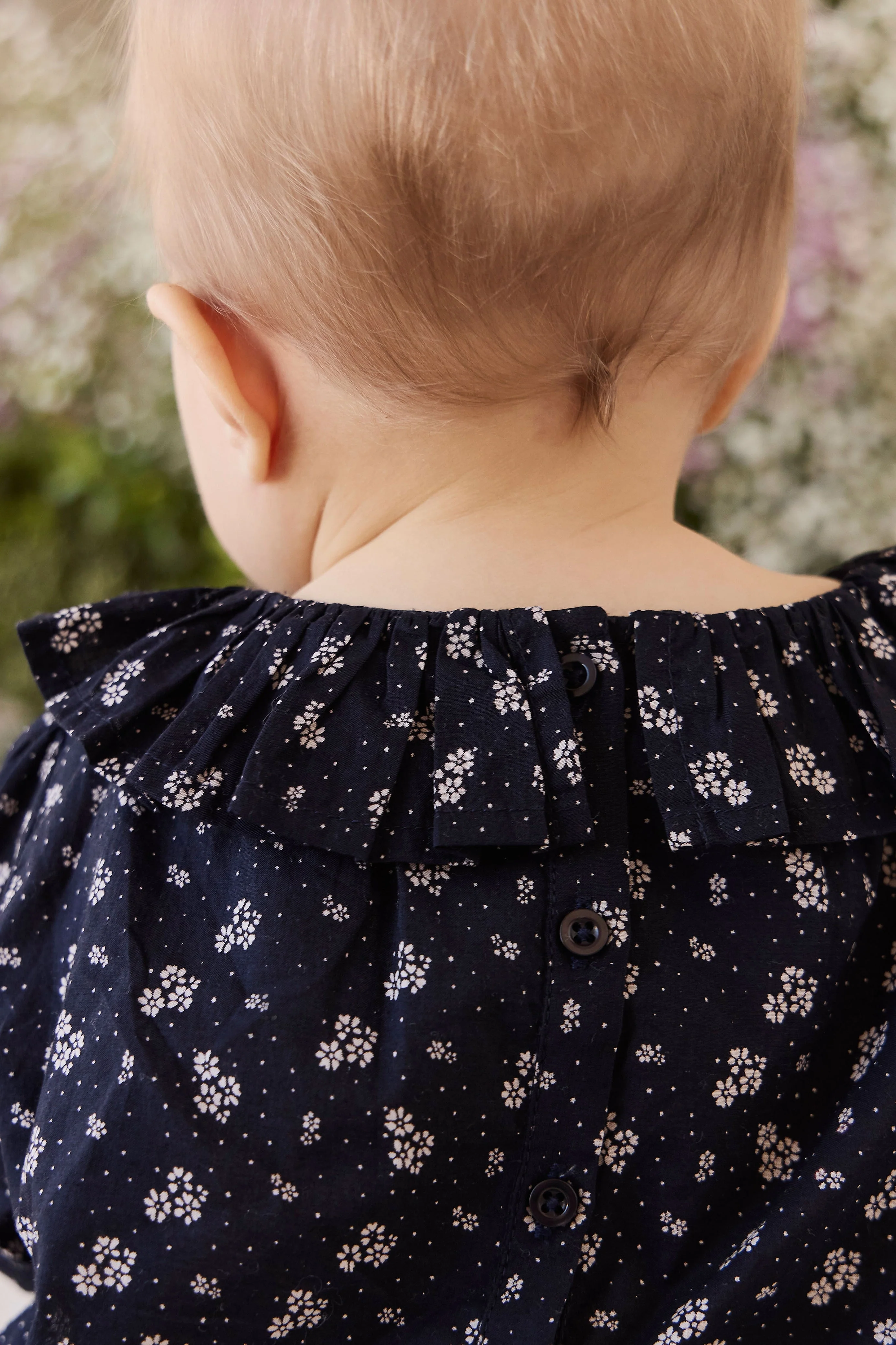 Organic Cotton Dominique Top - Maisie Navy - Image 8