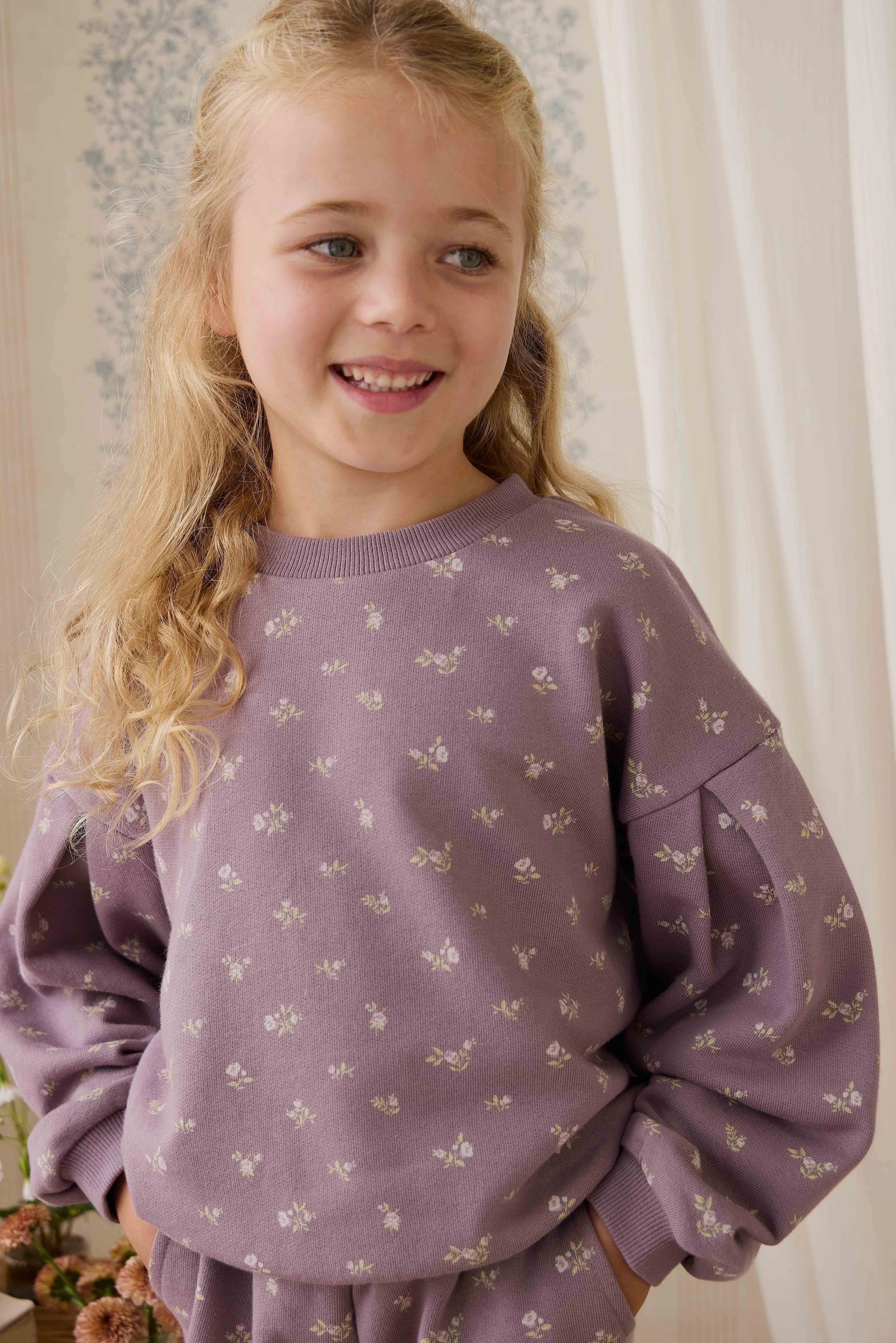 Organic Cotton Elara Sweatshirt - Isla Plum - Image 12