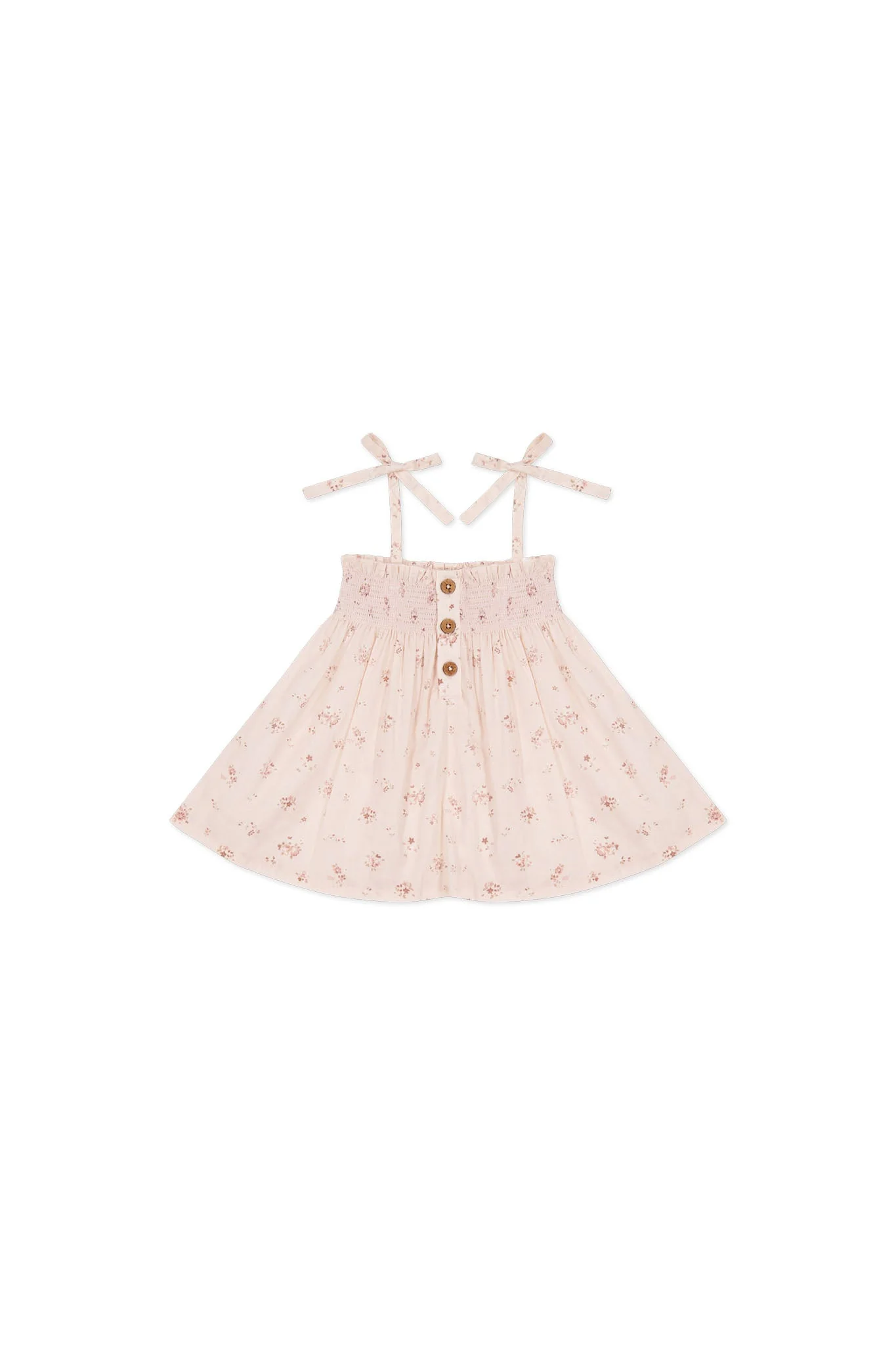 Organic Cotton Ellie Top - Petite Fleur Soft Peony - Image 2