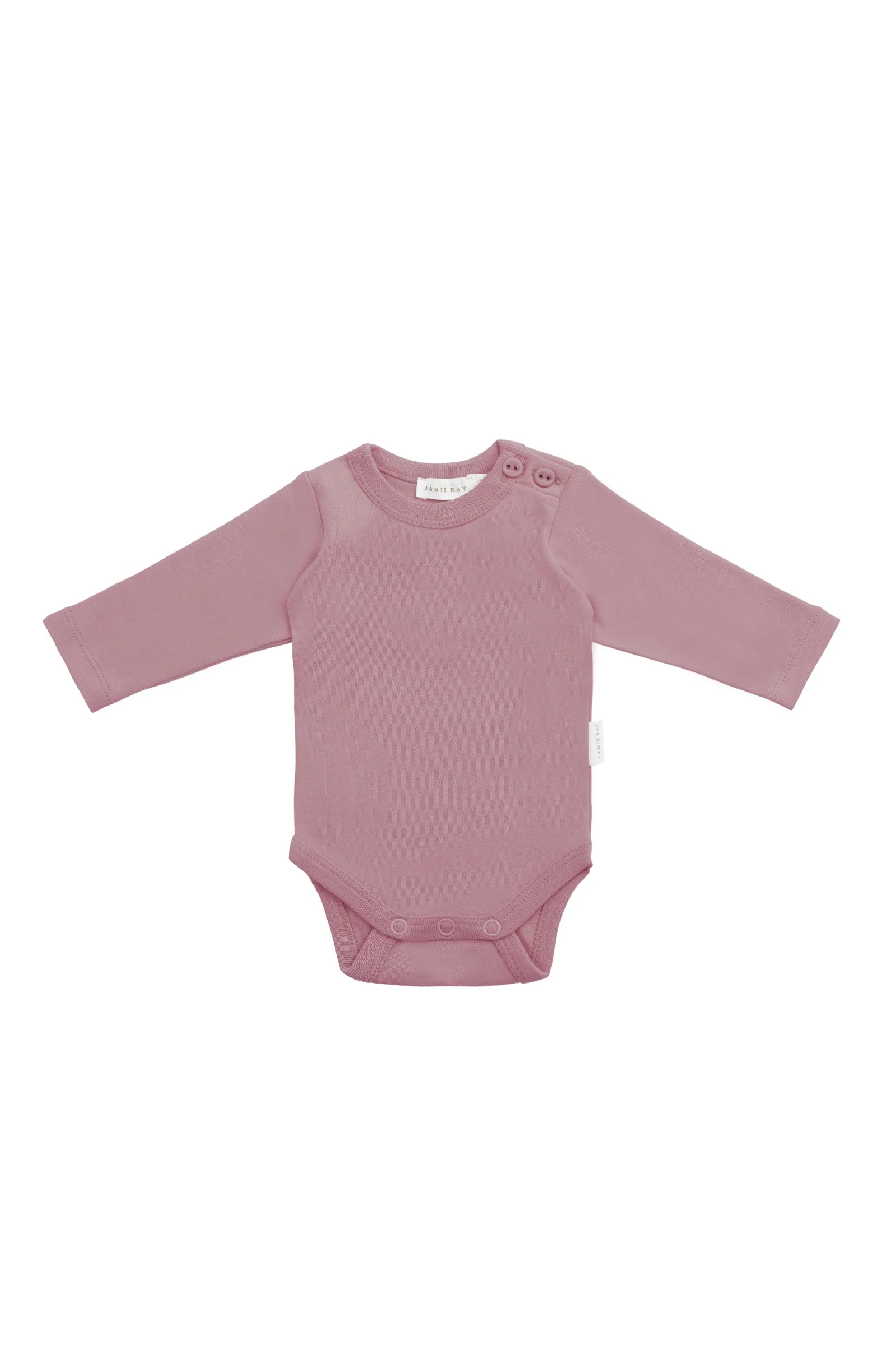 Organic Cotton Elora Long Sleeve Bodysuit - Lillium
