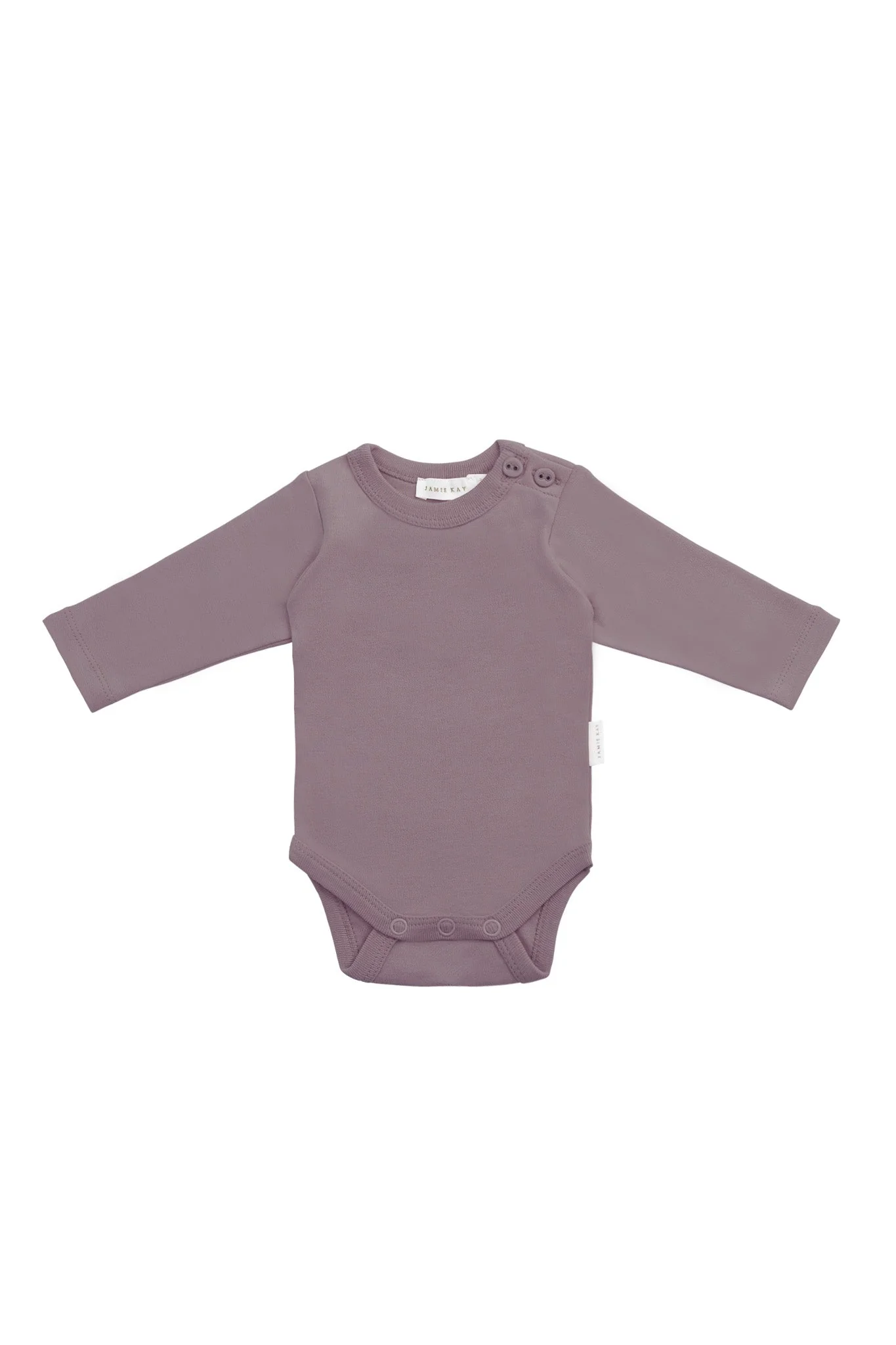 Organic Cotton Elora Long Sleeve Bodysuit - Twilight