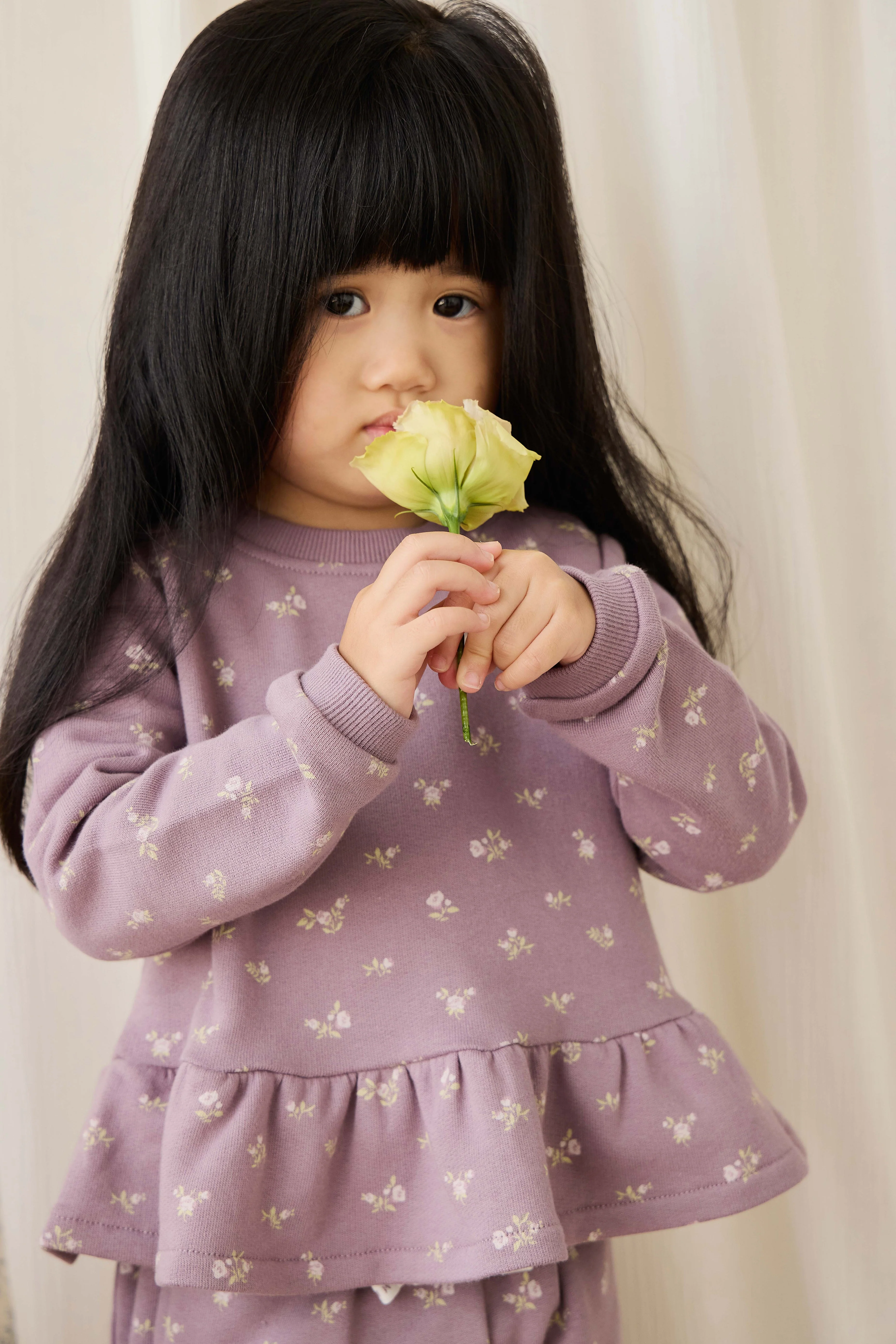 Organic Cotton Emiko Sweatshirt - Isla Plum - Image 3