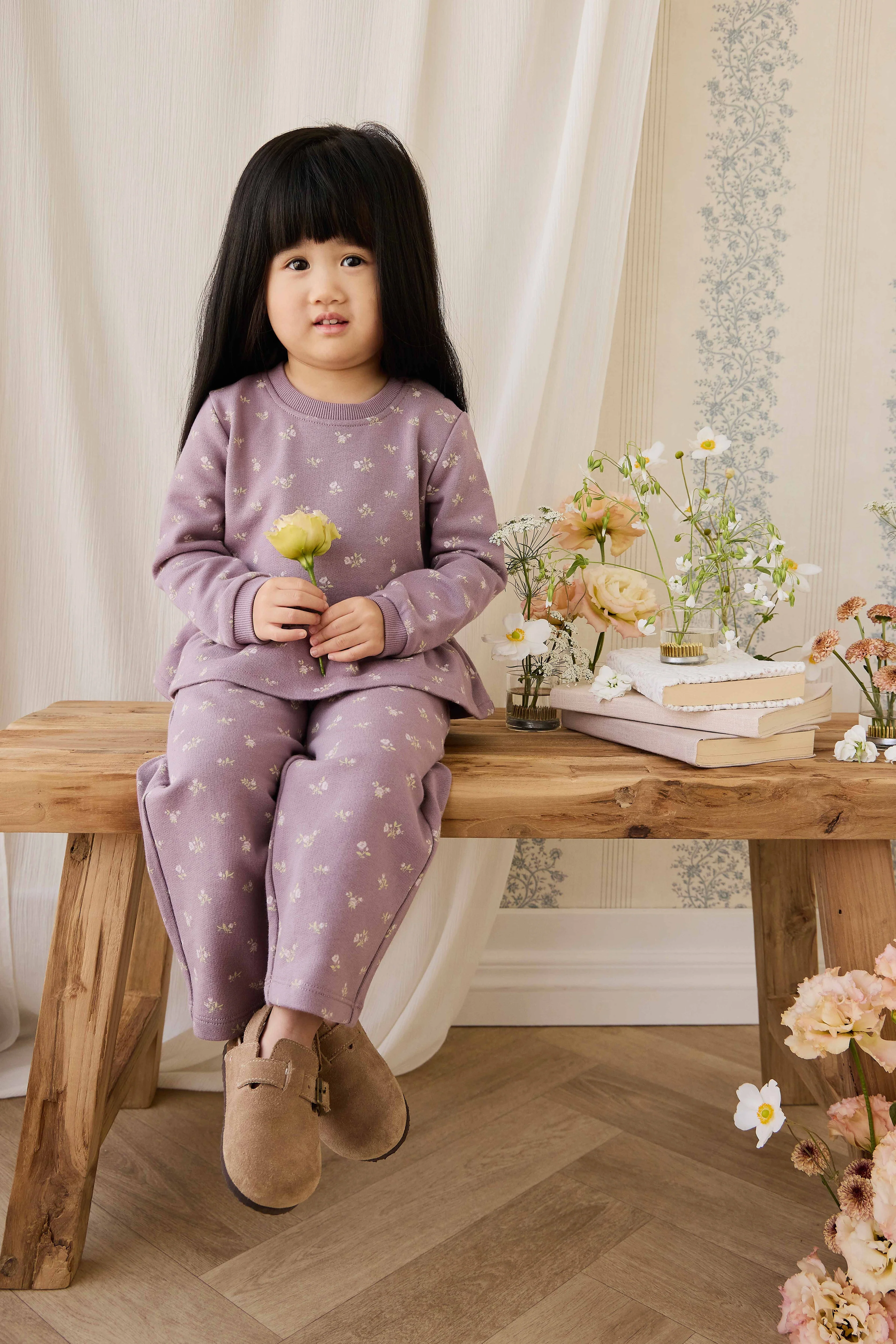 Organic Cotton Emiko Sweatshirt - Isla Plum - Image 5