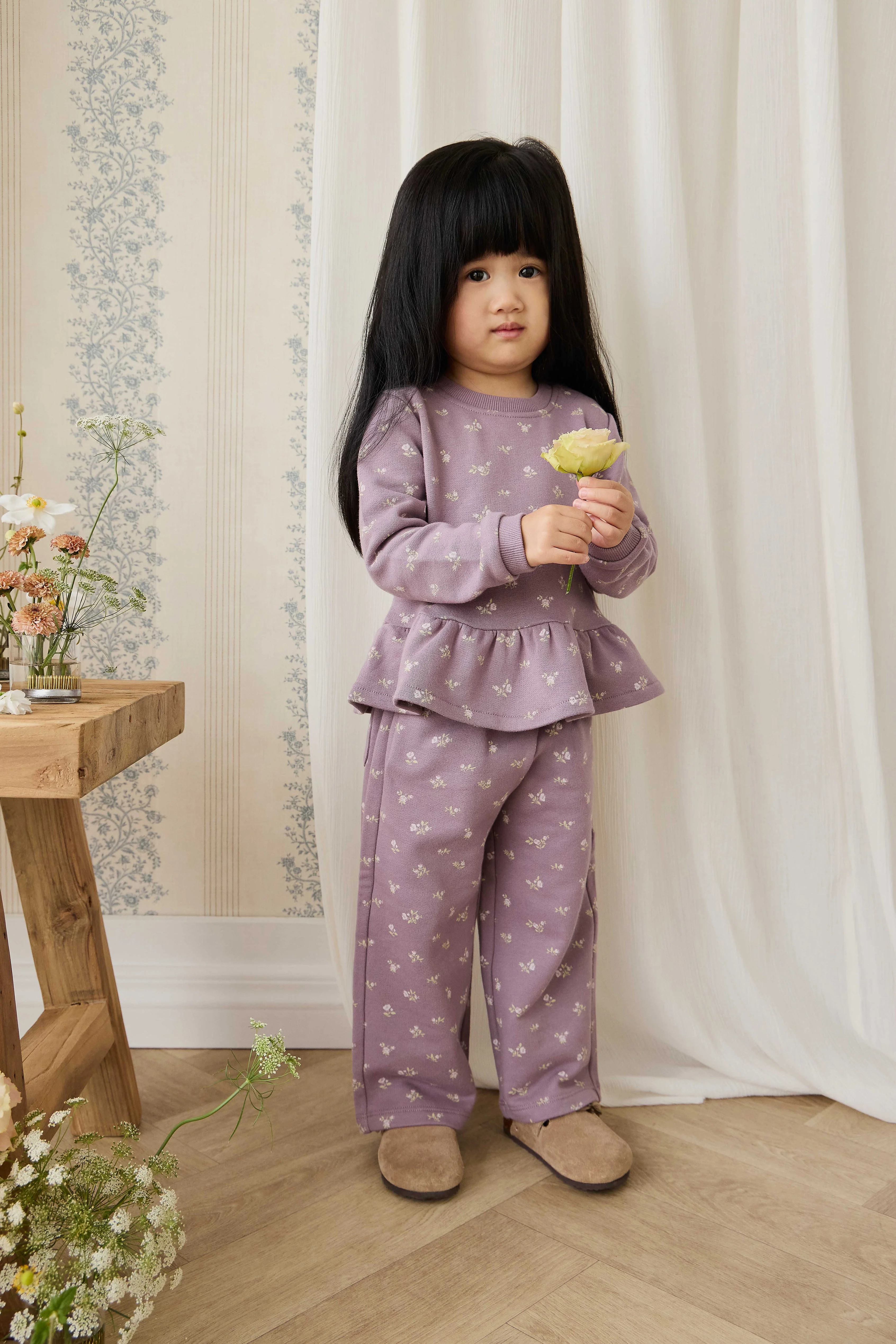 Organic Cotton Emiko Sweatshirt - Isla Plum - Image 6