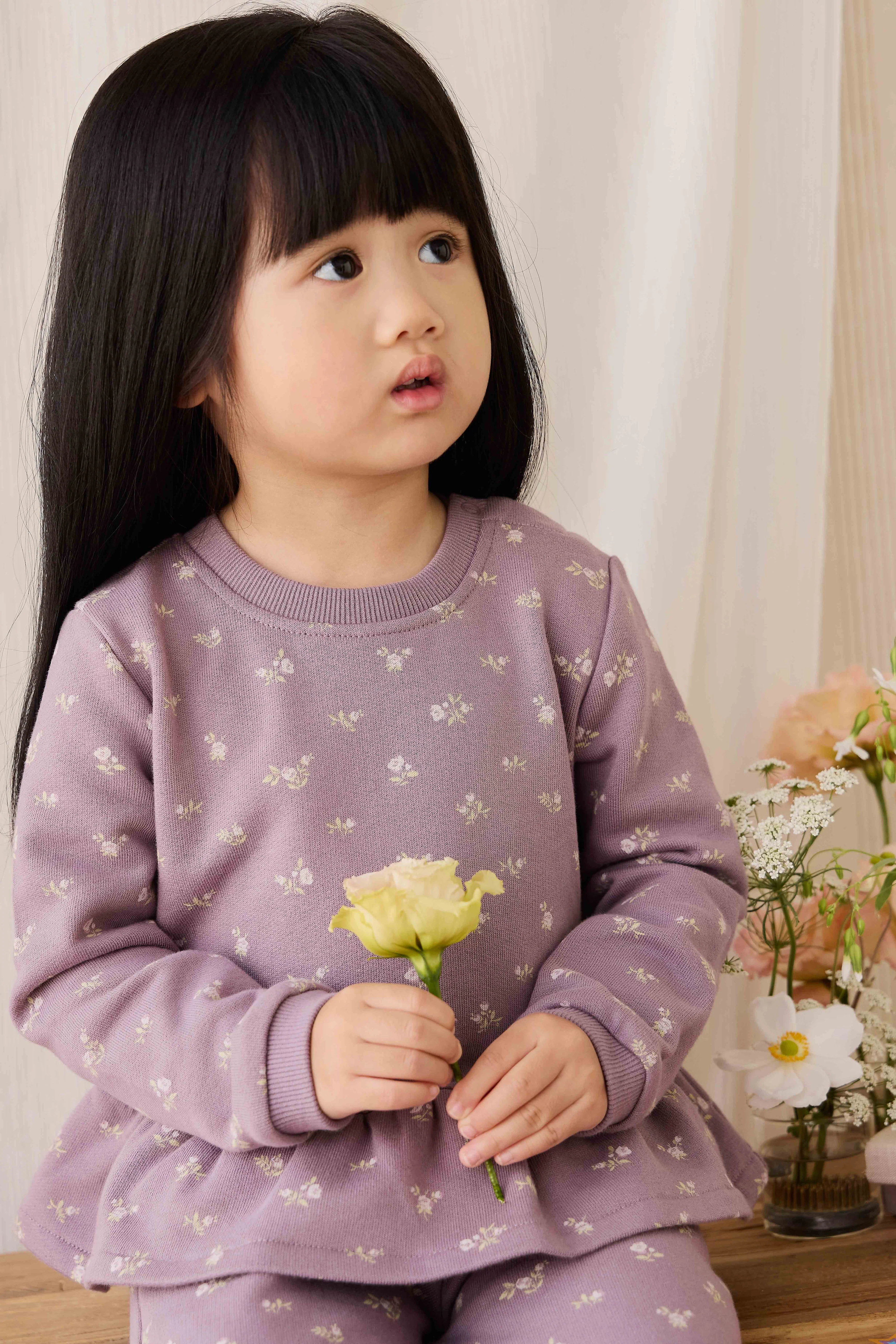 Organic Cotton Emiko Sweatshirt - Isla Plum - Image 7