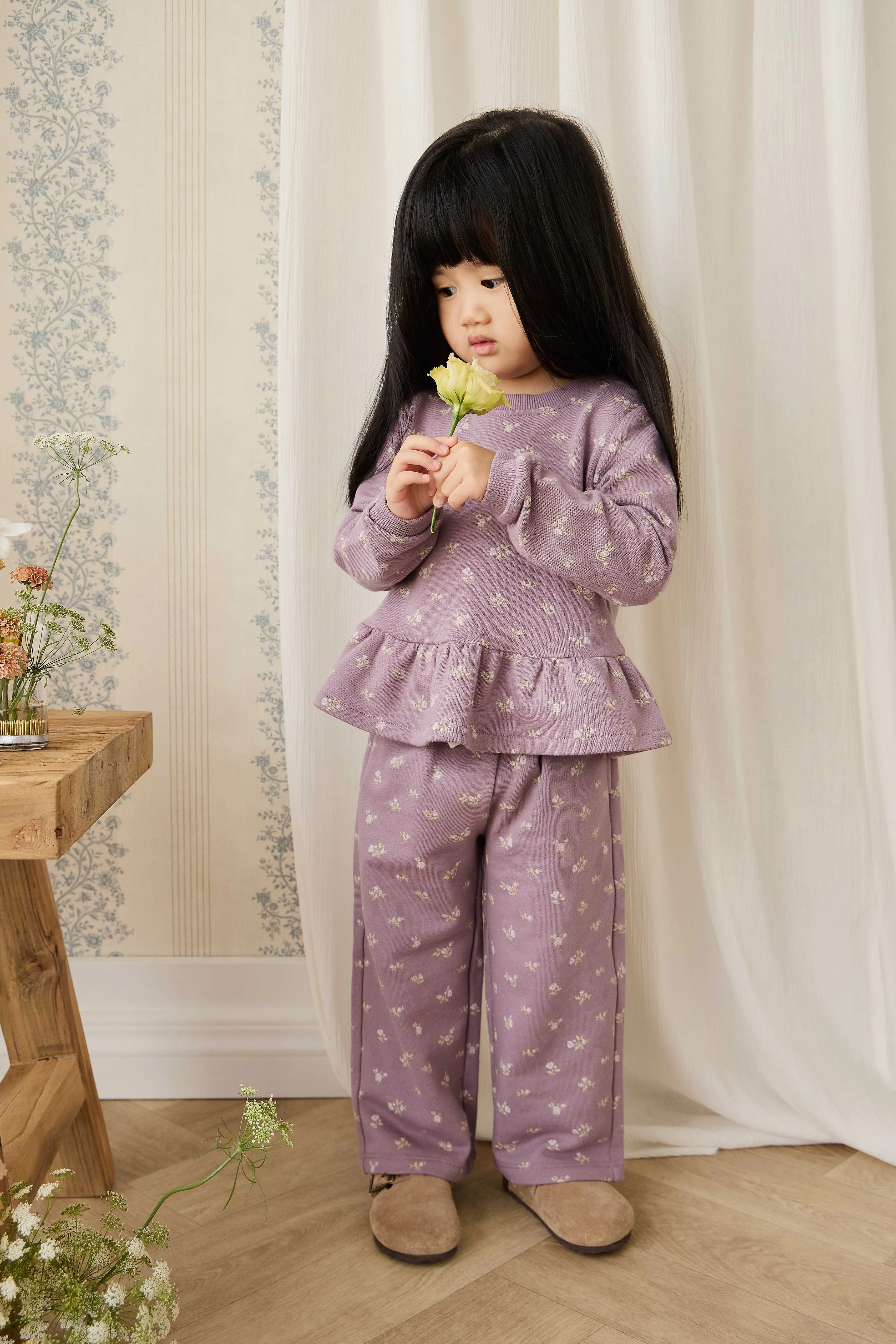Organic Cotton Emiko Sweatshirt - Isla Plum - Image 8
