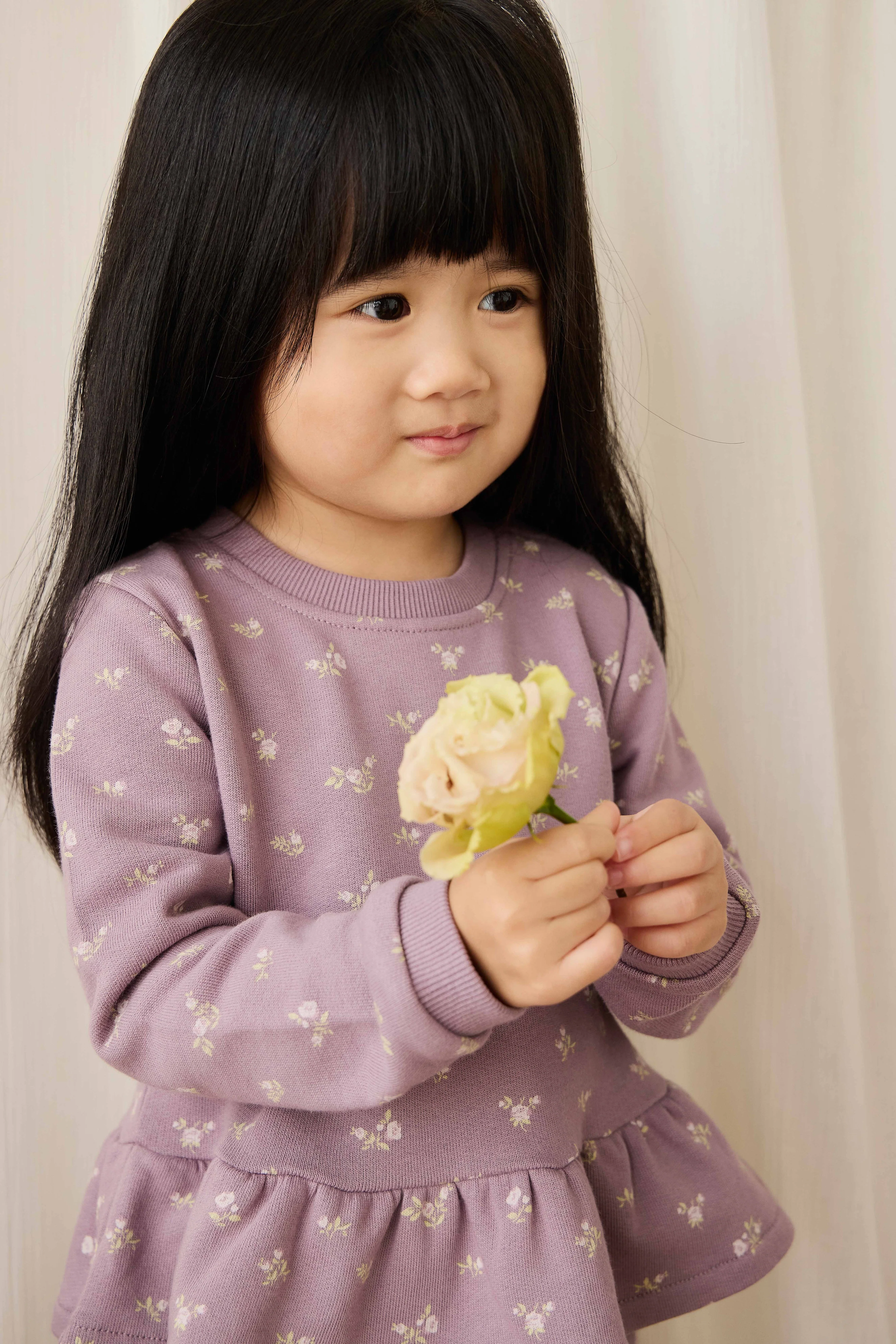Organic Cotton Emiko Sweatshirt - Isla Plum - Image 9