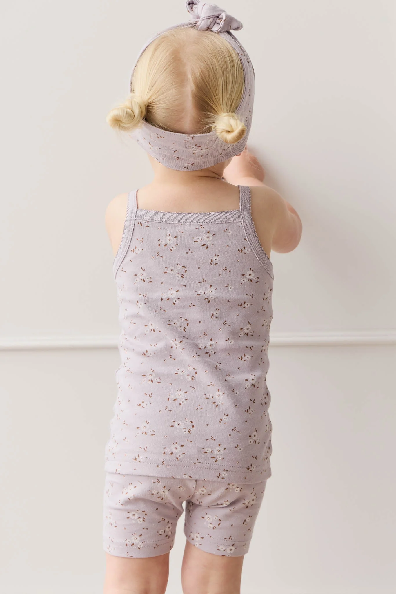 Organic Cotton Everyday Bike Short - Lulu Bloom Iris - Image 9