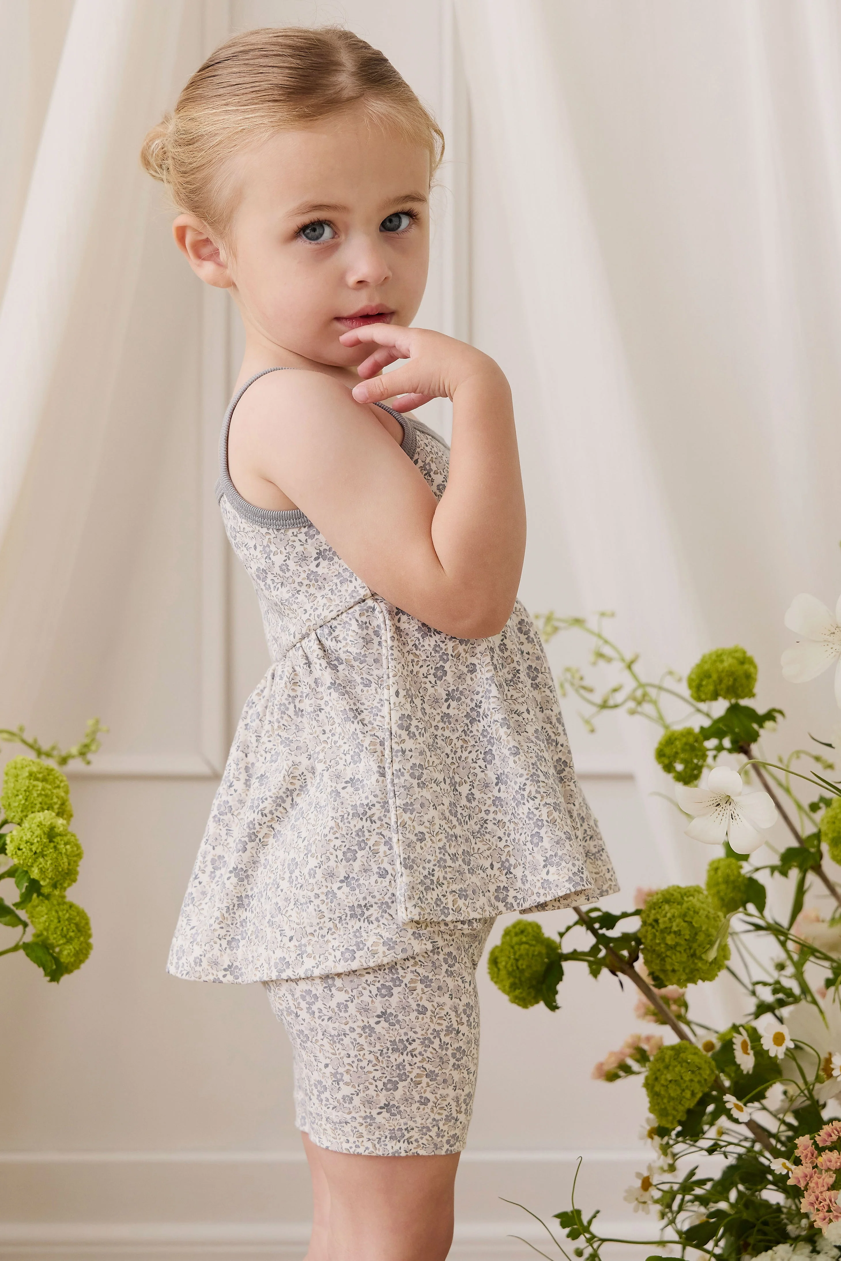 Organic Cotton Everyday Bike Short - Tully Grey