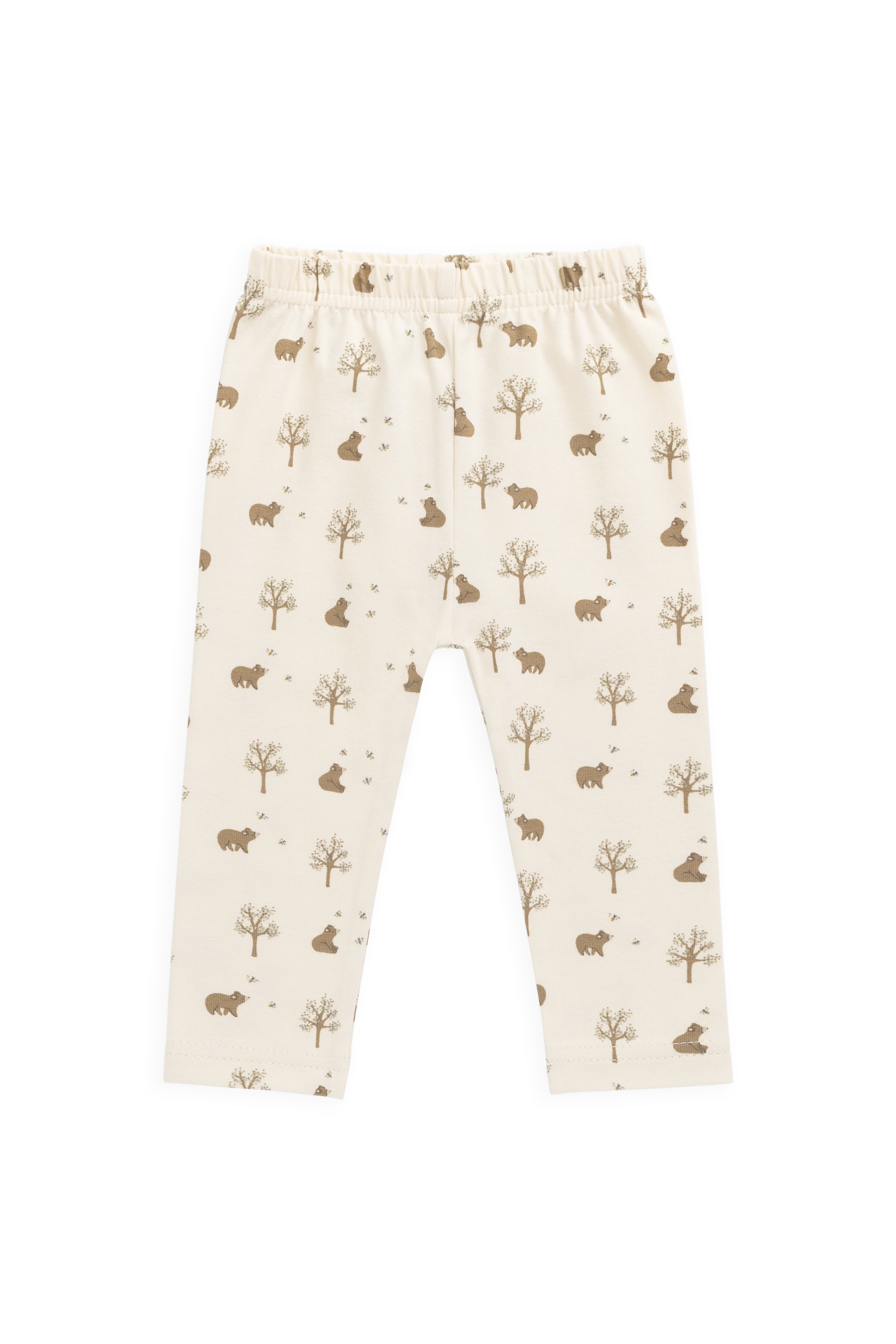 Organic Cotton Everyday Legging - Honey Bear Cloud - Image 2