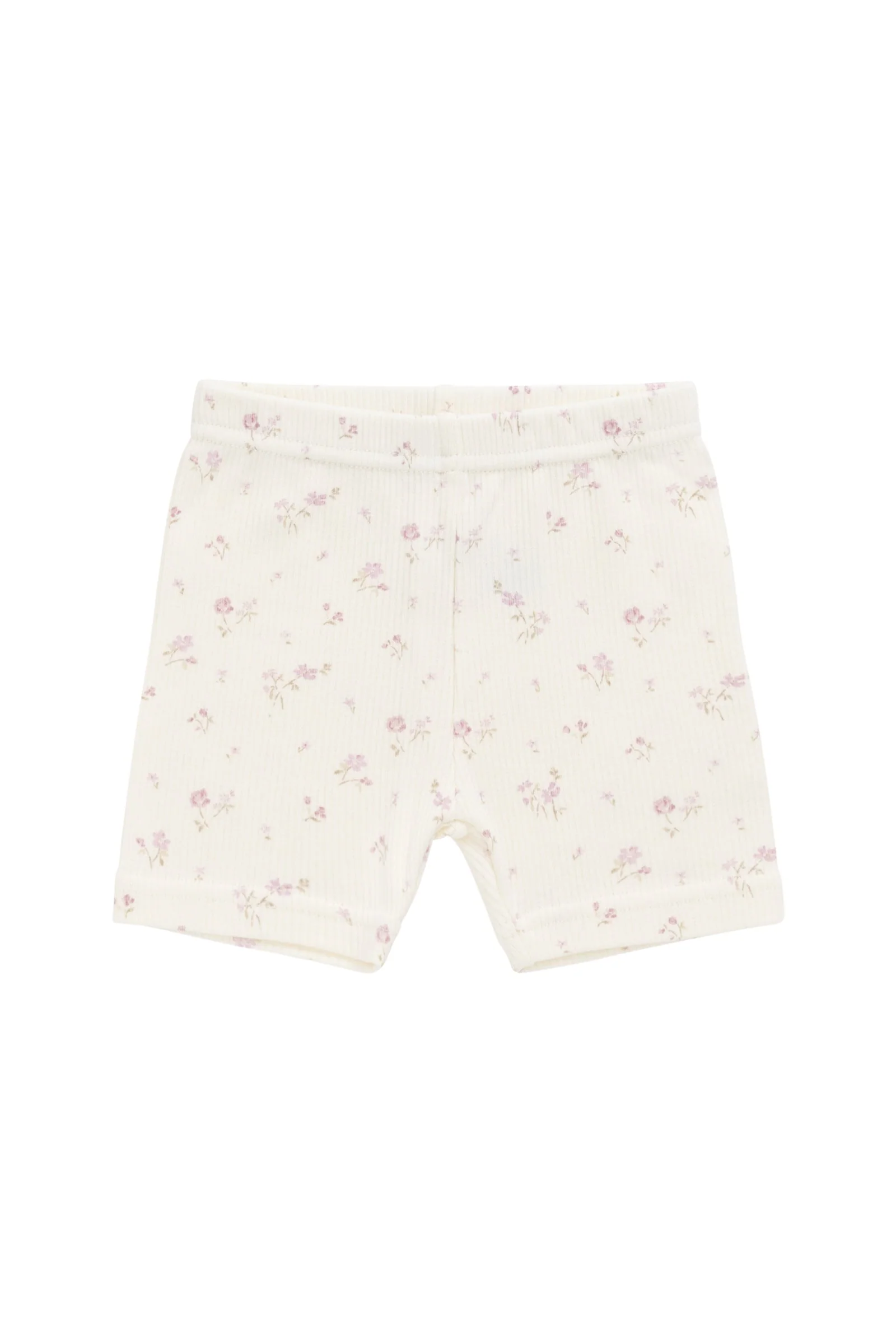 Organic Cotton Fine Rib Everyday Bike Short - Caroline Egret