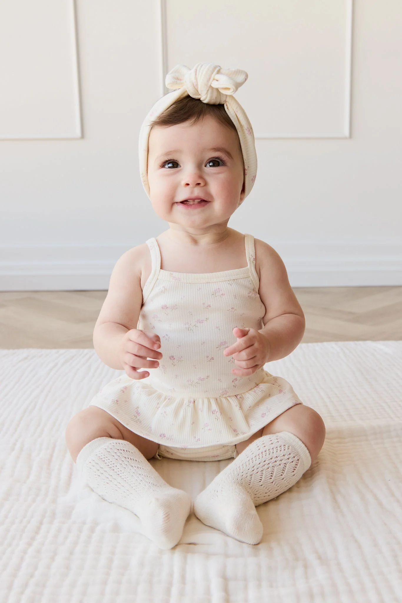 Organic Cotton Fine Rib Lillian Top - Caroline Egret - Image 6