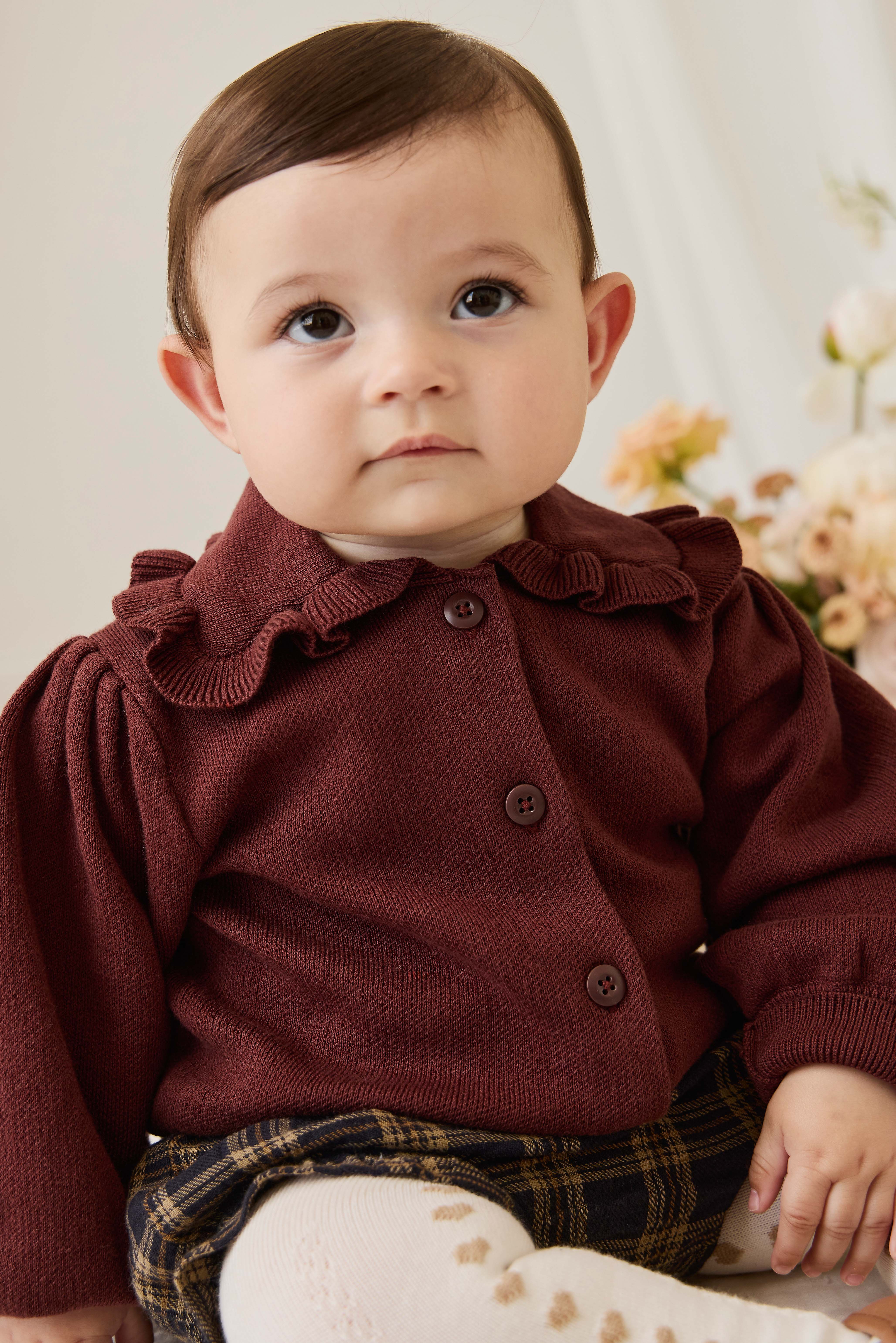 Organic Cotton Frill Bloomer - Woodland Check - Image 6
