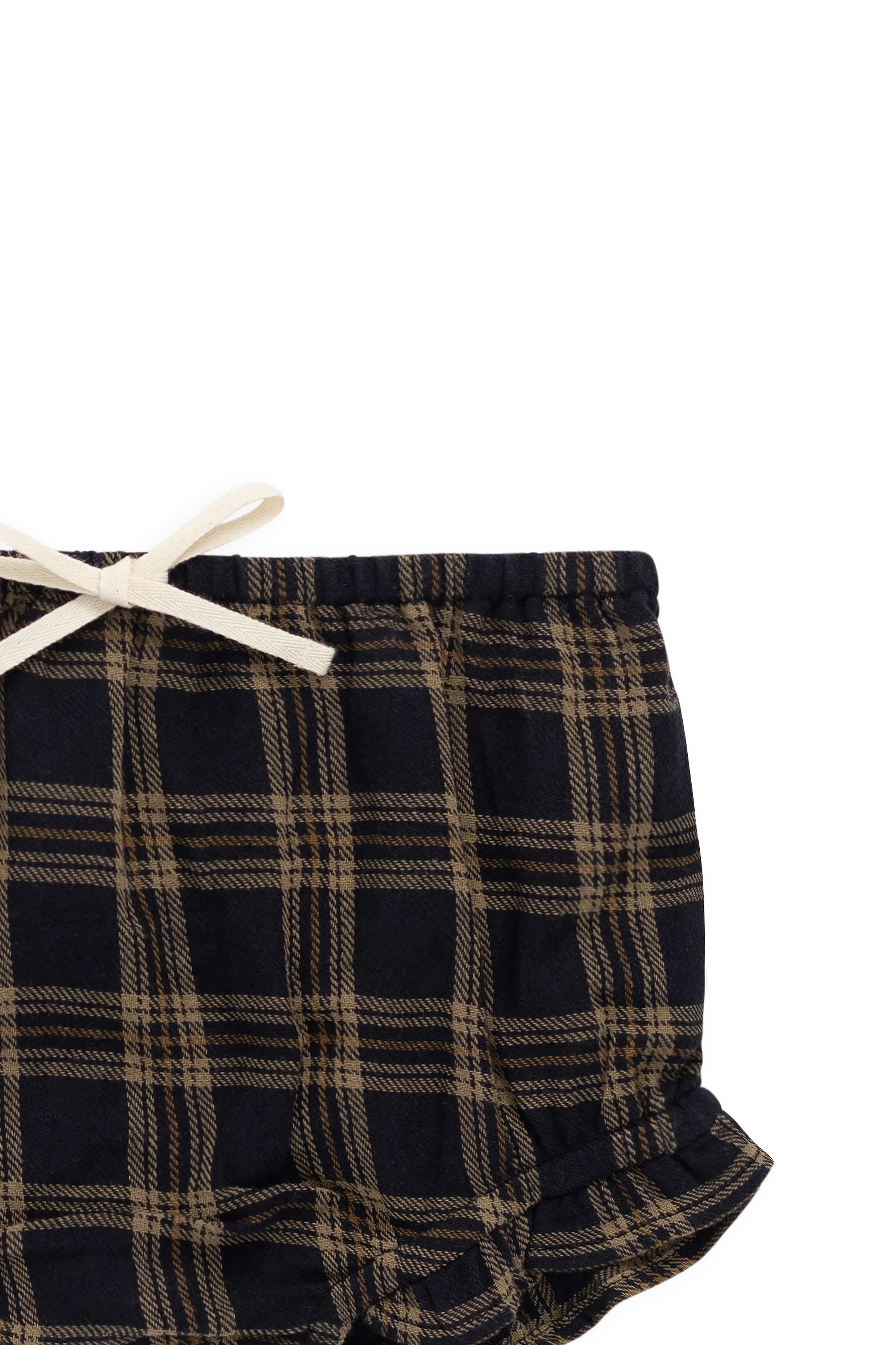 Organic Cotton Frill Bloomer - Woodland Check - Image 8