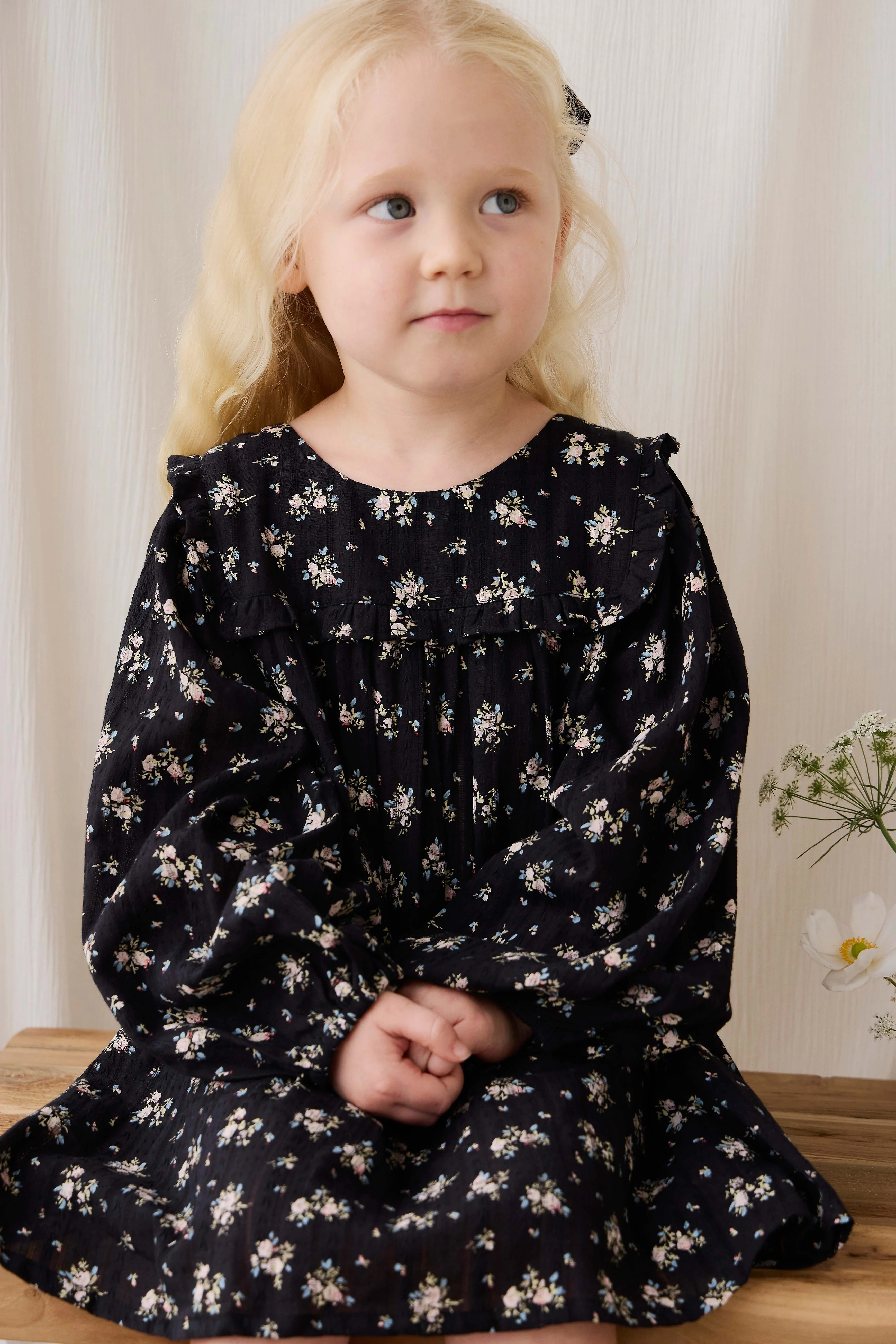Organic Cotton Gianna Dress - Cassie Caviar - Image 10