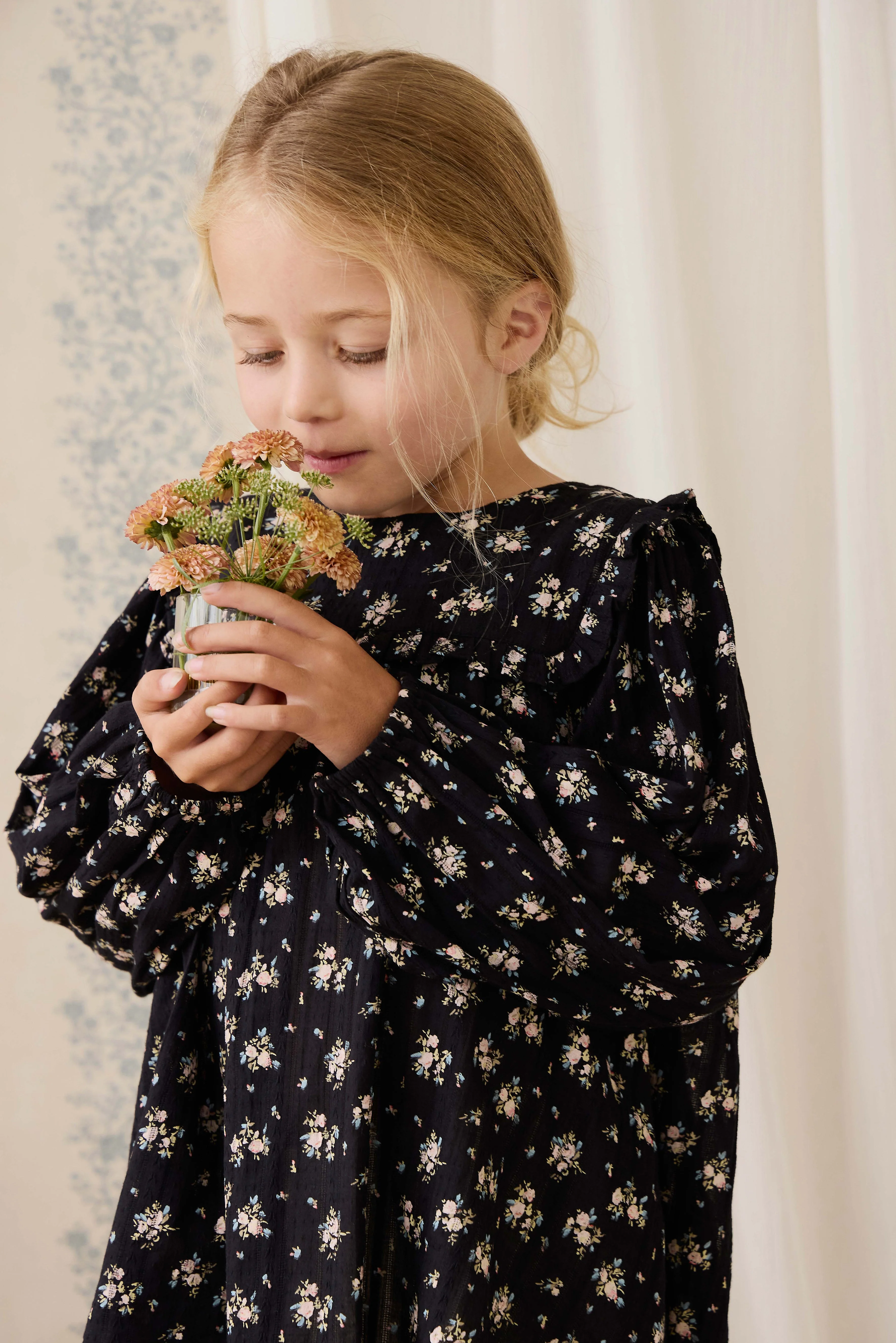 Organic Cotton Gianna Dress - Cassie Caviar - Image 11