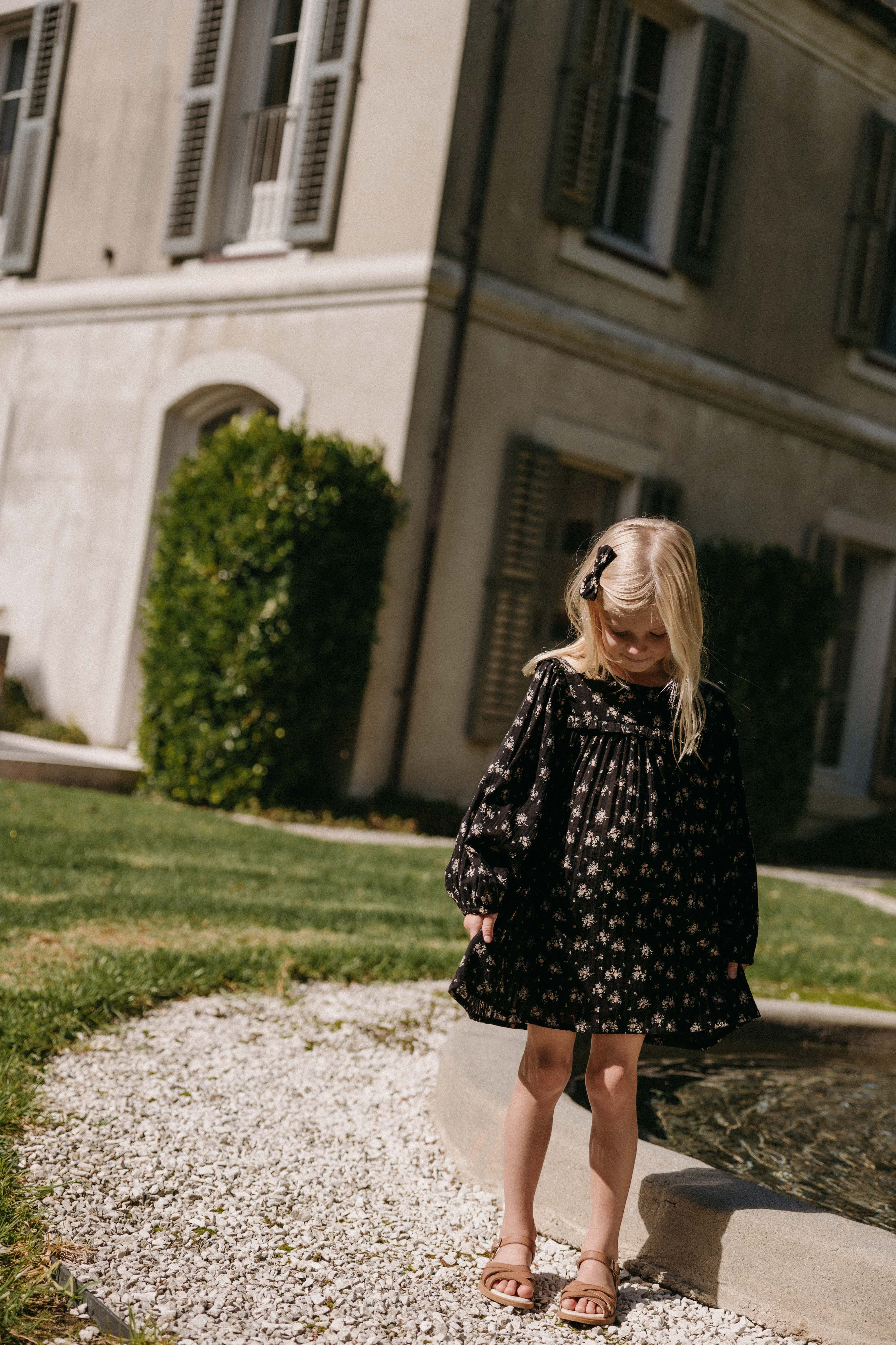 Organic Cotton Gianna Dress - Cassie Caviar - Image 8
