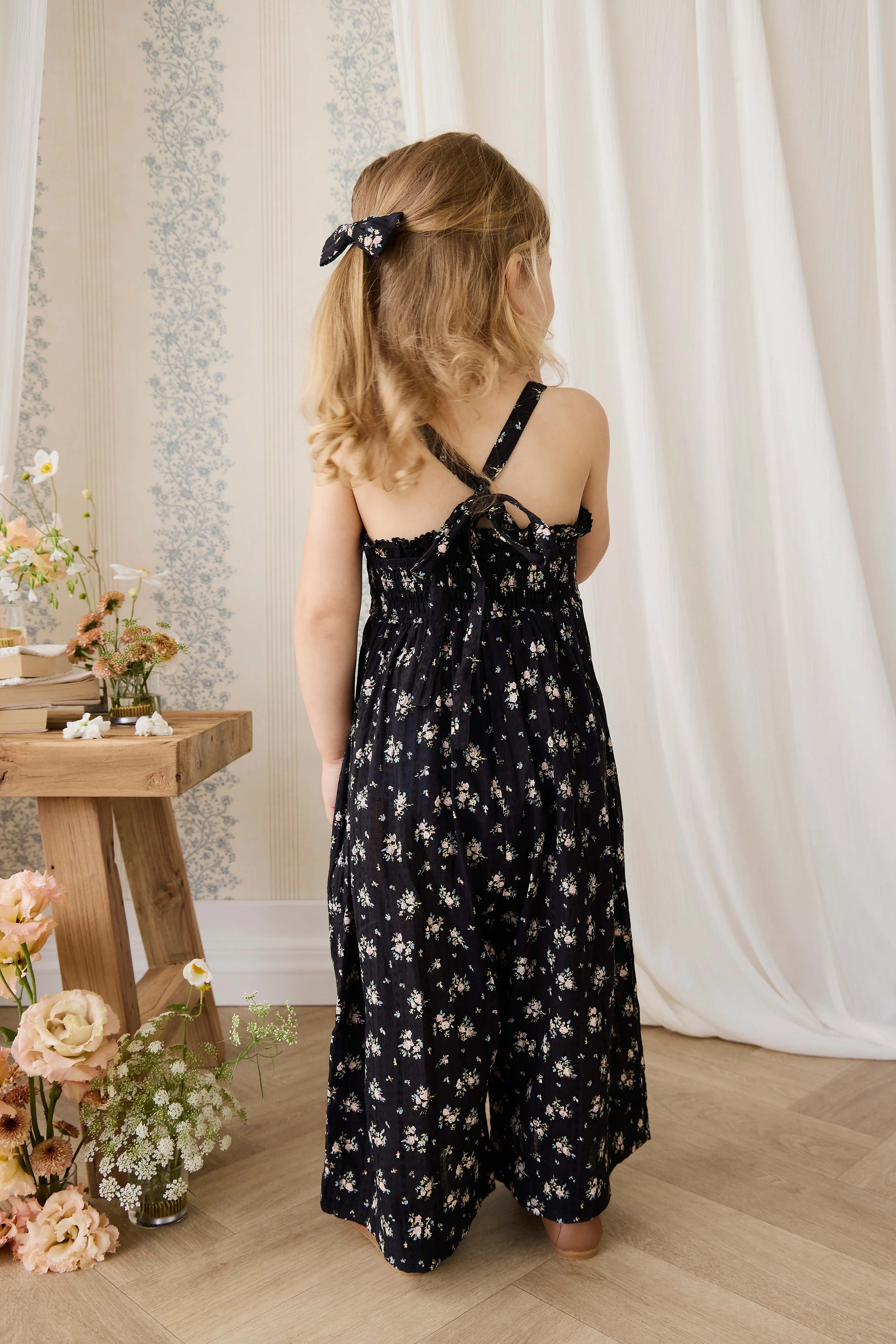 Organic Cotton Gianna Jumpsuit - Cassie Caviar - Image 7