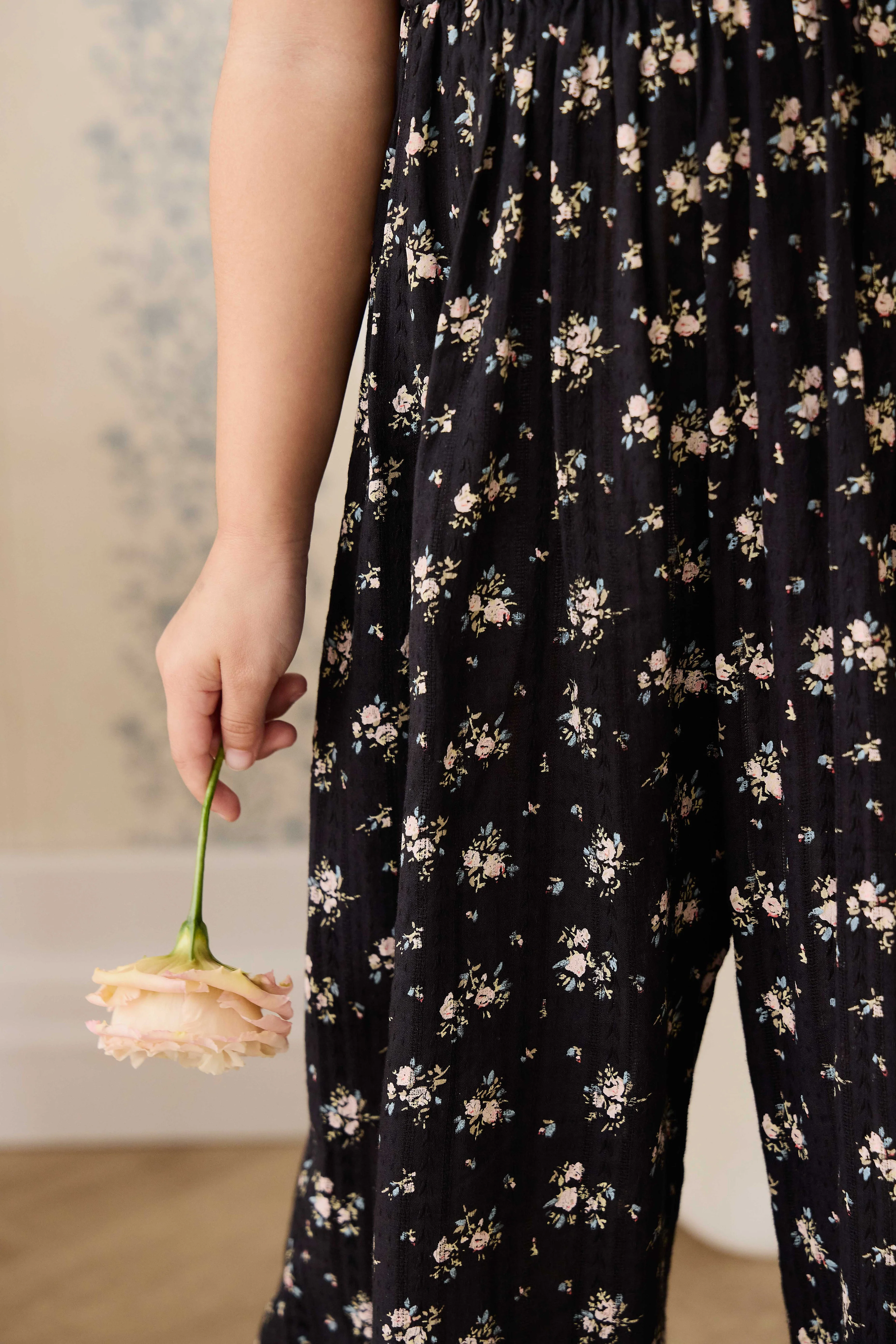 Organic Cotton Gianna Jumpsuit - Cassie Caviar - Image 9