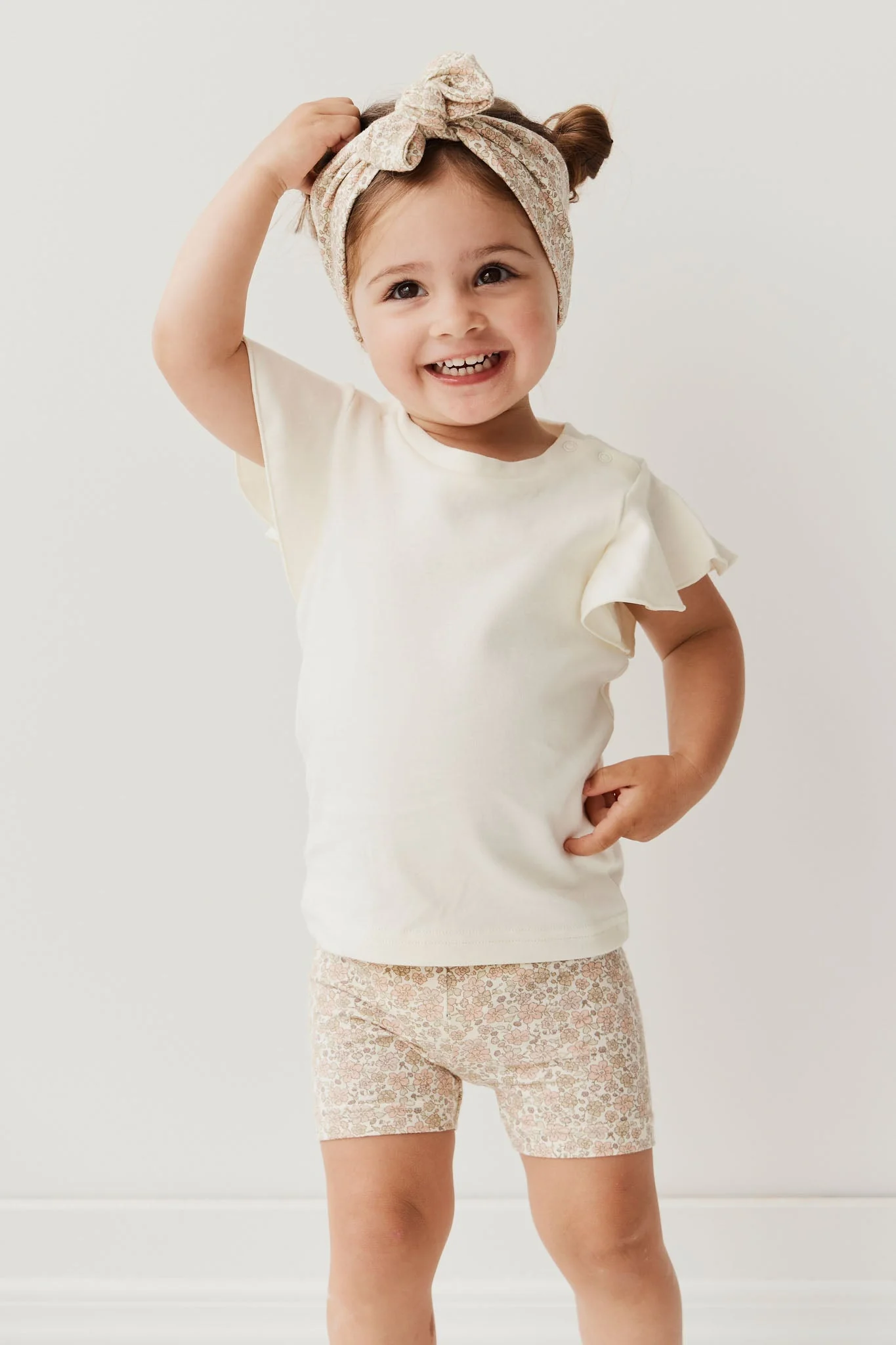 Organic Cotton Headband - Chloe Egret - Image 5