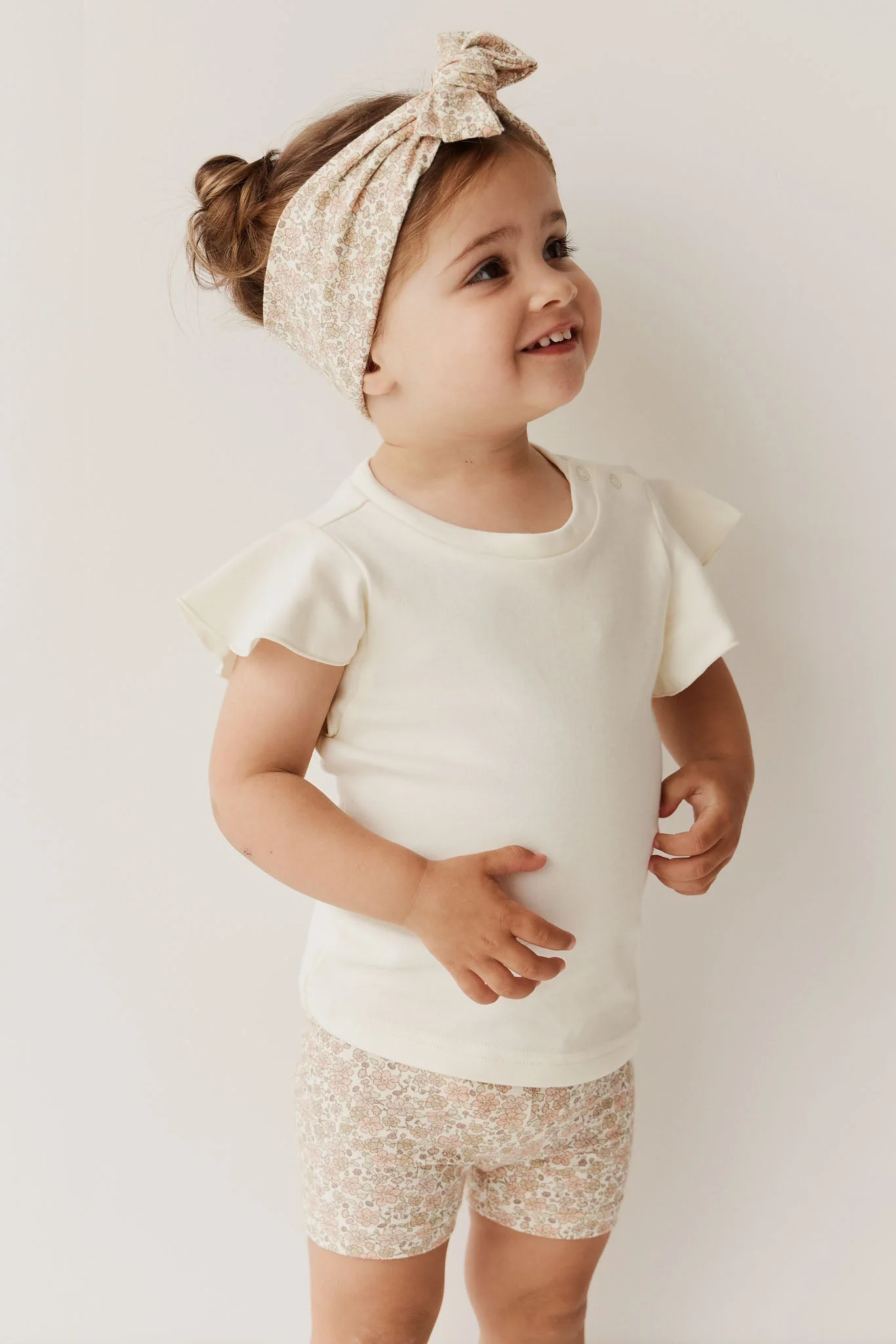 Organic Cotton Headband - Chloe Egret - Image 6