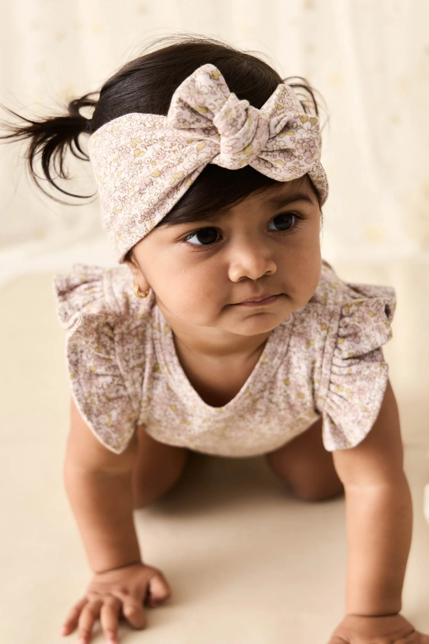 Organic Cotton Headband - Chloe Lilac - Image 3