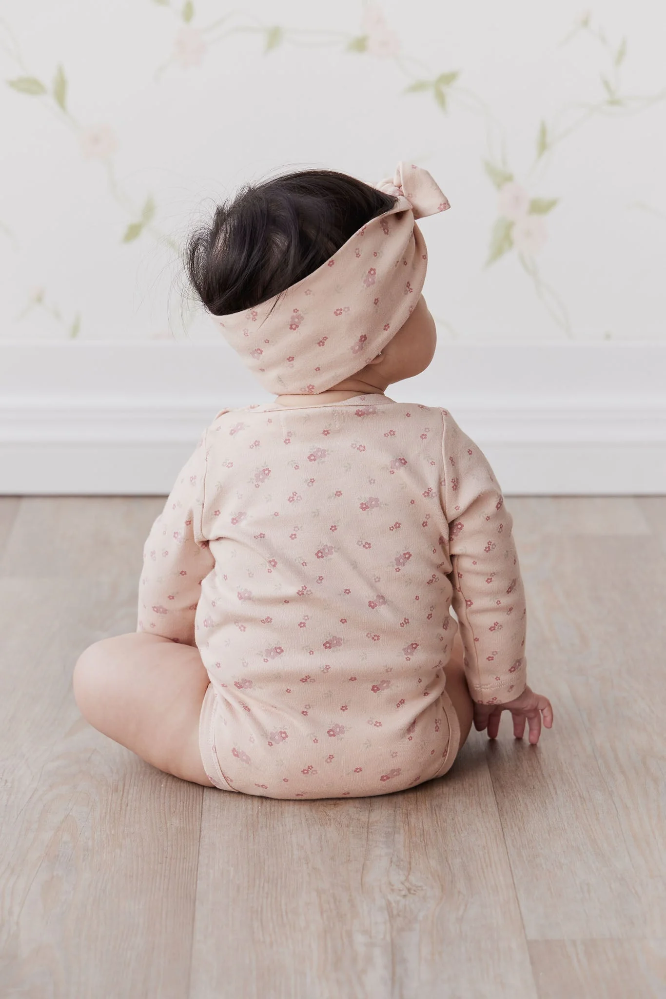 Organic Cotton Headband - Cindy Whisper Pink - Image 6