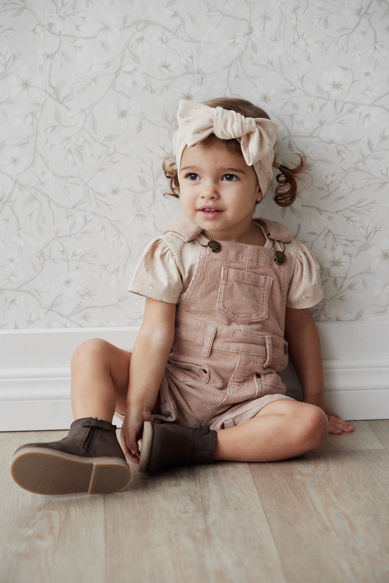 Organic Cotton Headband - Elenore Pink Tint - Image 5